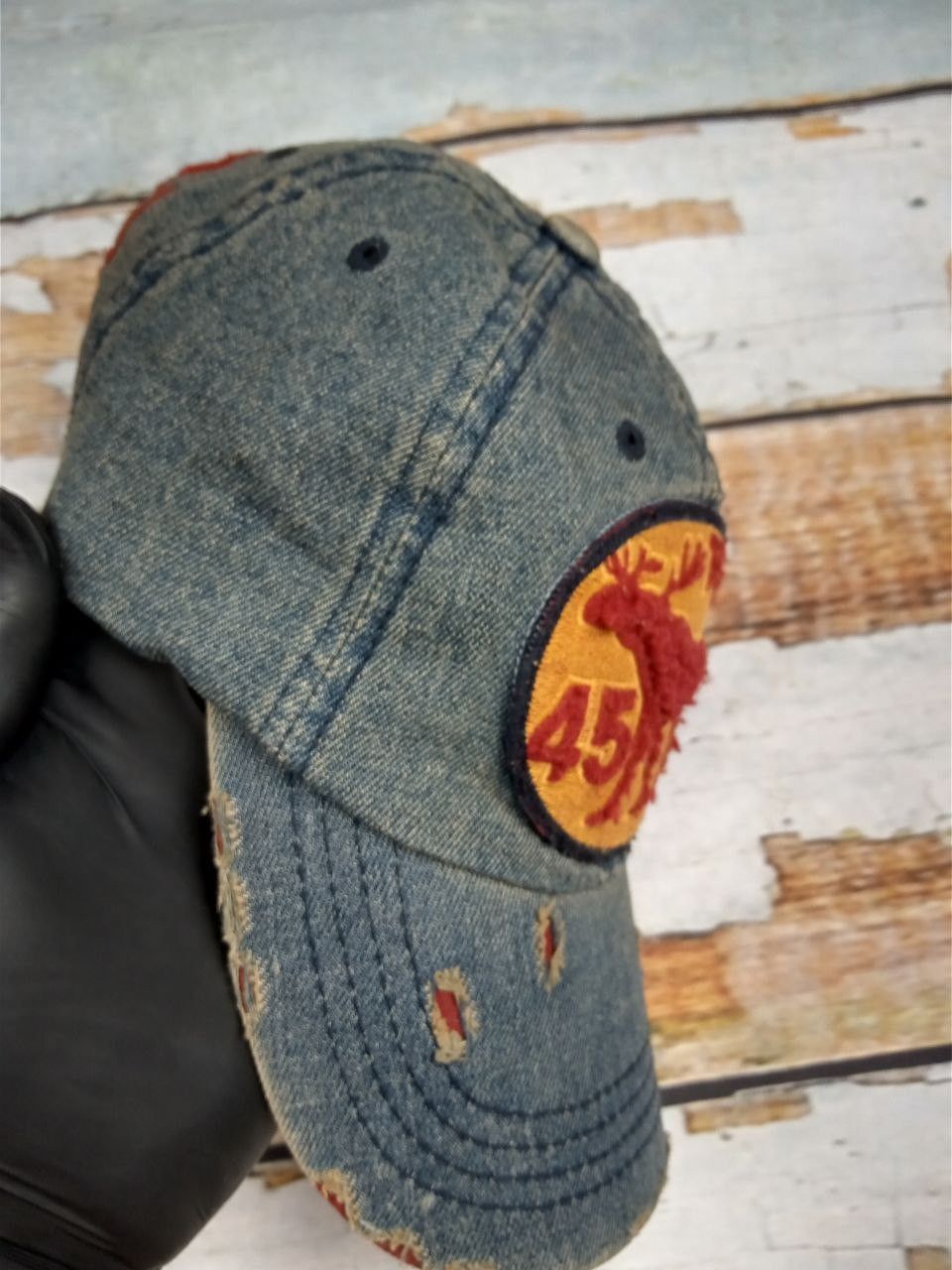 Japanese Brand Vintage JCap & Co 45 To North Moose Patch Distressed Y2k Cap Size ONE SIZE - 3 Thumbnail