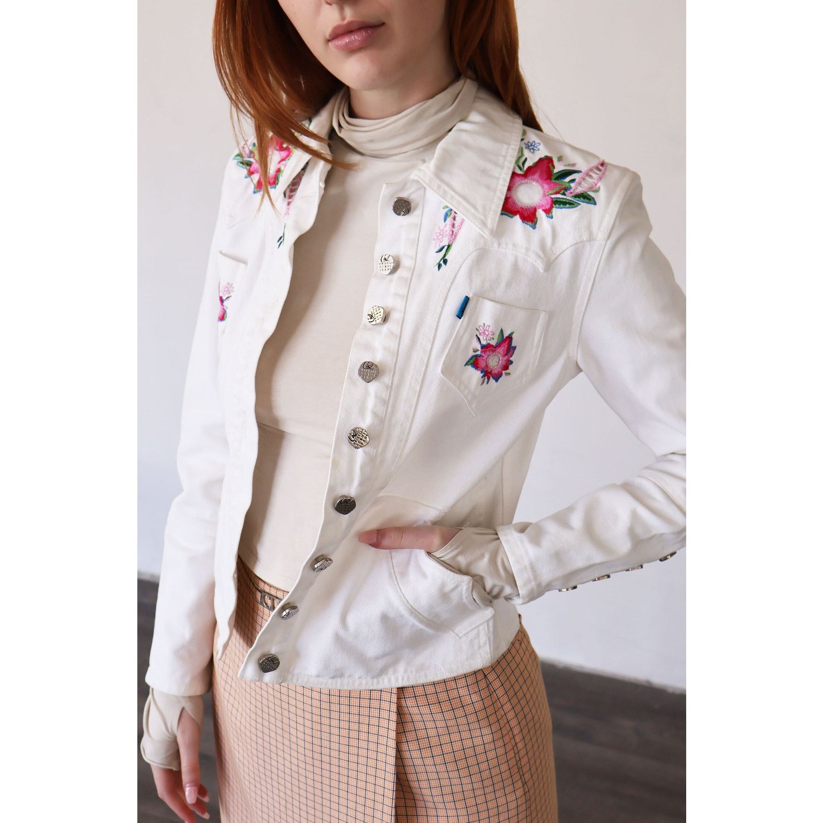 Christian Lacroix Vintage CHRISTIAN LACROIX Jeans Denim Western Jacket Size S / US 4 / IT 40 - 2 Thumbnail