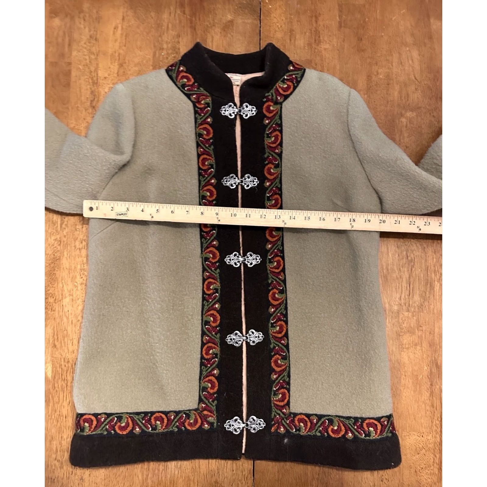 Vintage VINTAGE Firda Norway Wool Jacket Beige Clasp 80s M/L Size M / US 6-8 / IT 42-44 - 6 Thumbnail