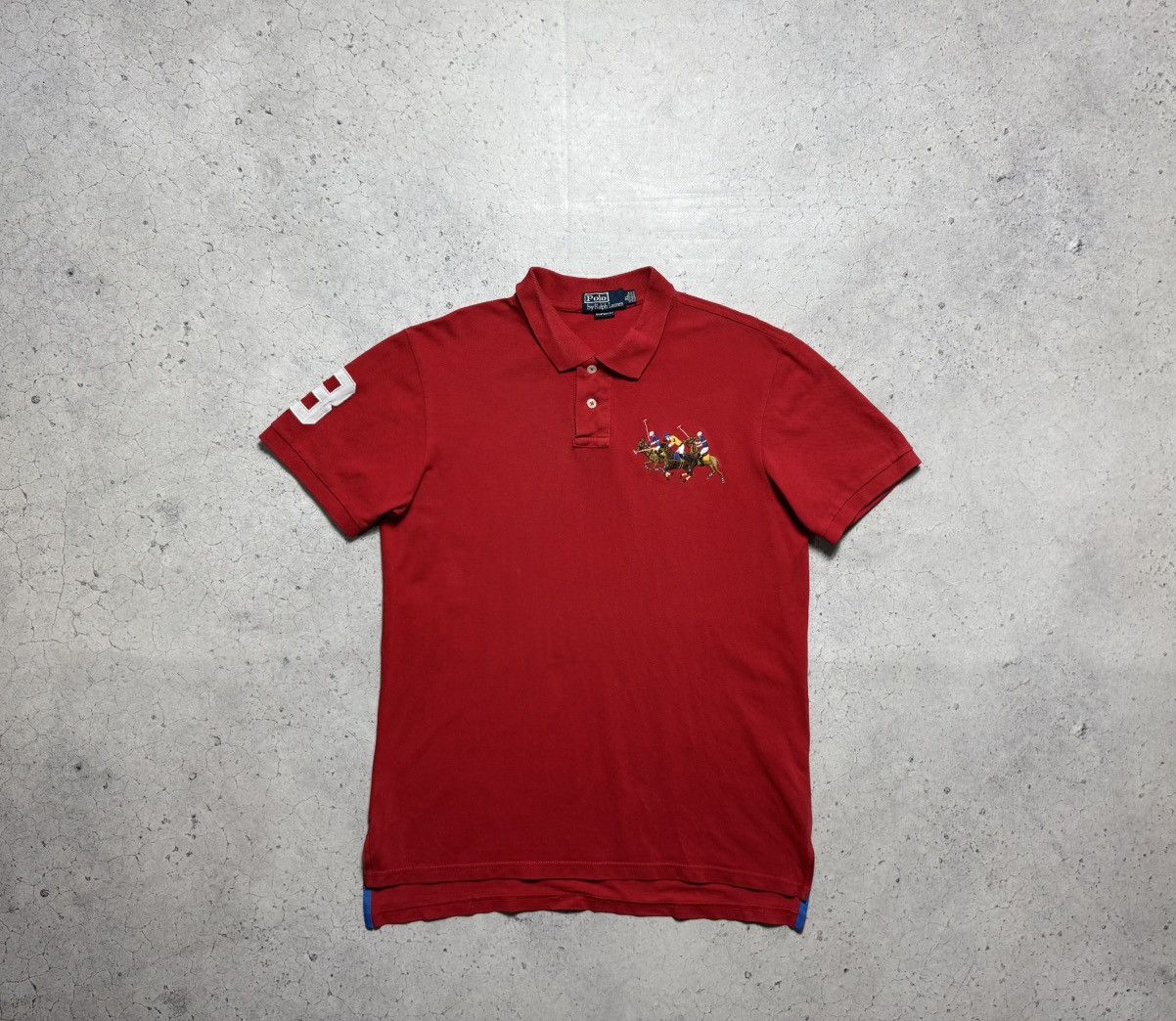 Polo Ralph Lauren Polo Ralph Lauren Big Pony Vintage Polo Shirt Red Size US XL / EU 56 / 4 - 1 Thumbnail