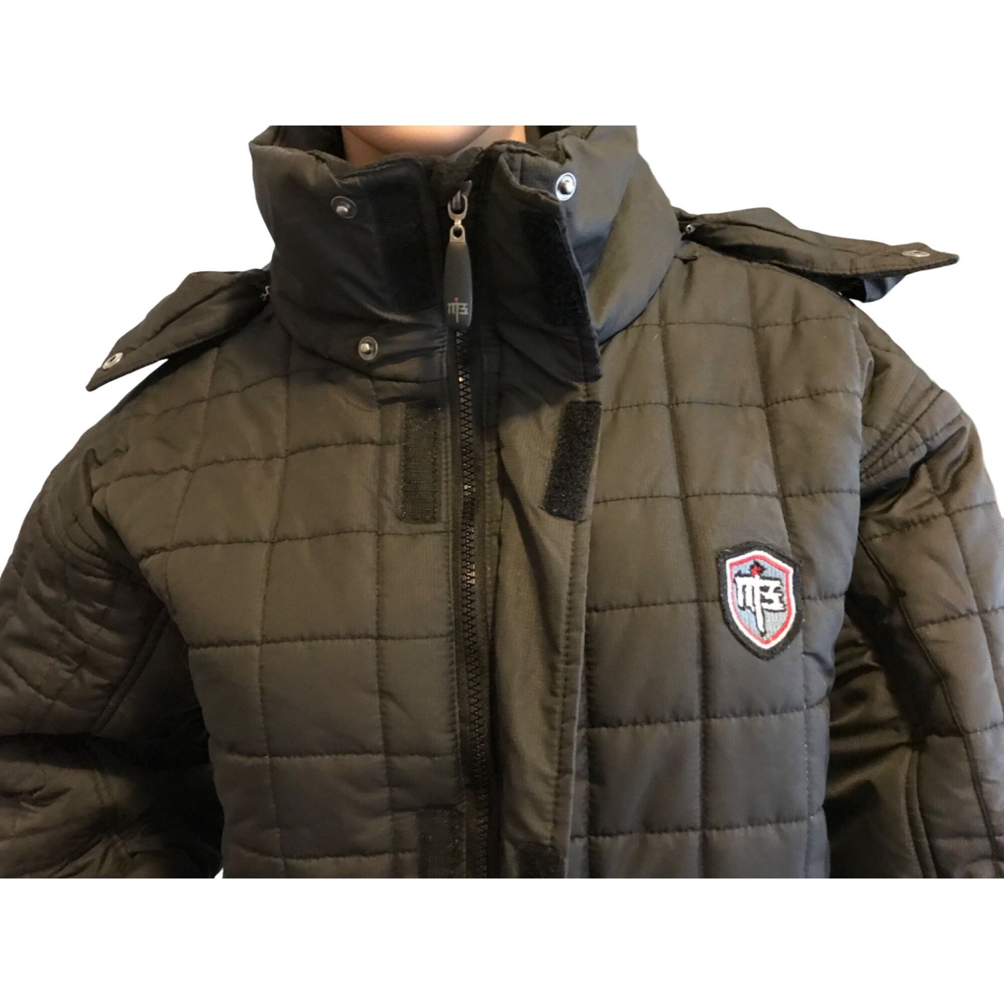 Designer × Vintage Retro M3 Millennium Three Medium BLACK Jacket Winter Warm PU Size US M / EU 48-50 / 2 - 11 Thumbnail