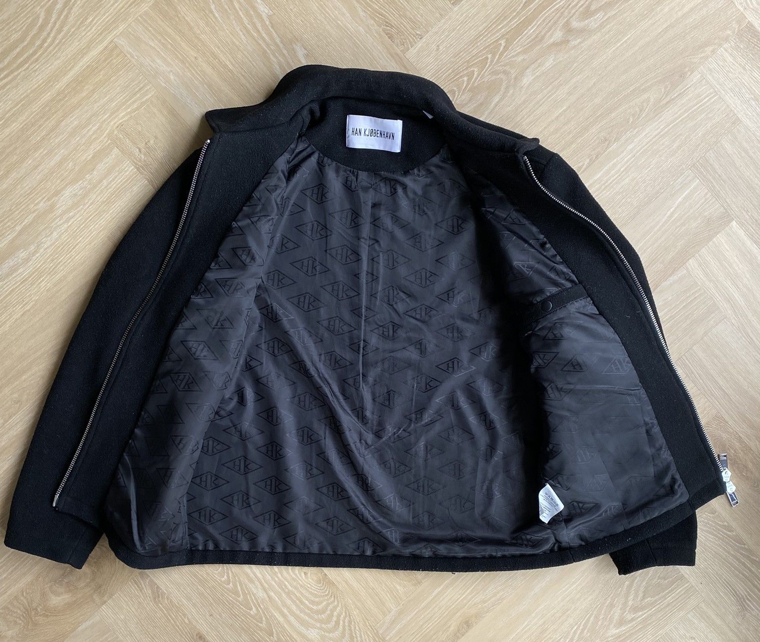 Acne Studios $810 - Zip Boxy Jacket - Black Wool Size US L / EU 52-54 / 3 - 10 Thumbnail