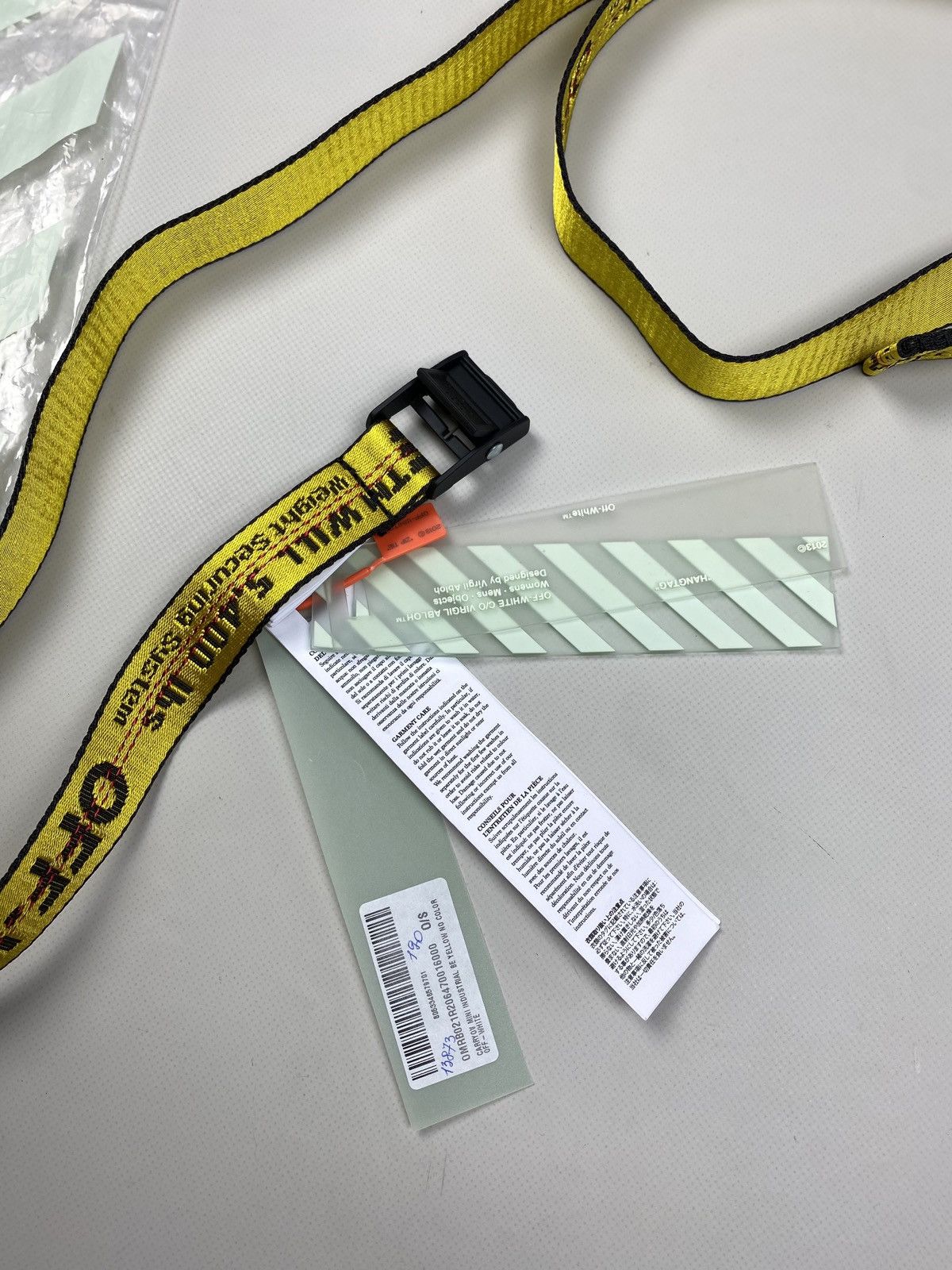 Off-White BNWT! Off-white Carry OV Mini Industrial belt one Size Size ONE SIZE - 10 Thumbnail