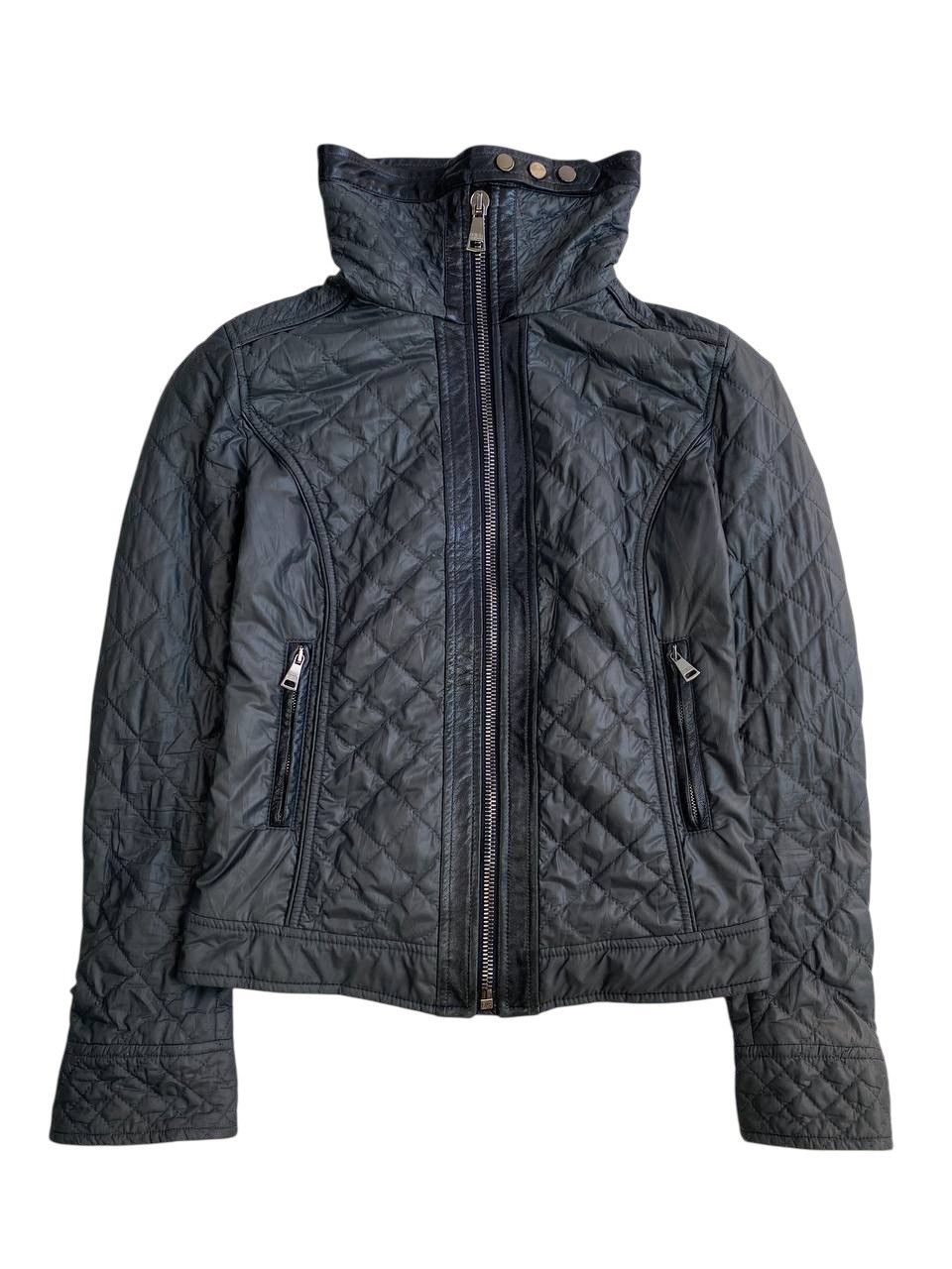 Dolce & Gabbana 2000’s Dolce Gabbana Quilted Leather Trim Motorcycle Jacket Size US S / EU 44-46 / 1 - 6 Thumbnail