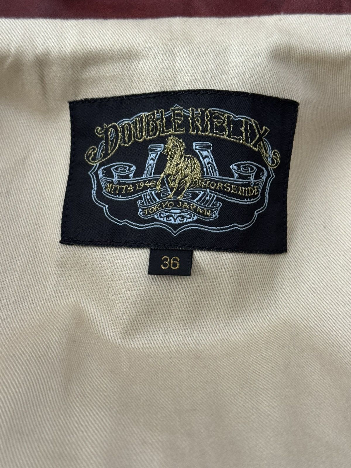 DOUBLE HELIX Double Helix Horsehide Windshield Leather Vest Size US S / EU 44-46 / 1 - 6 Thumbnail