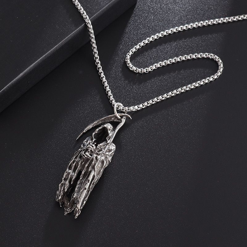 Jewelry Hell Death Gothic Mysterious Devil Punk Halloween Necklace Size ONE SIZE - 6 Thumbnail