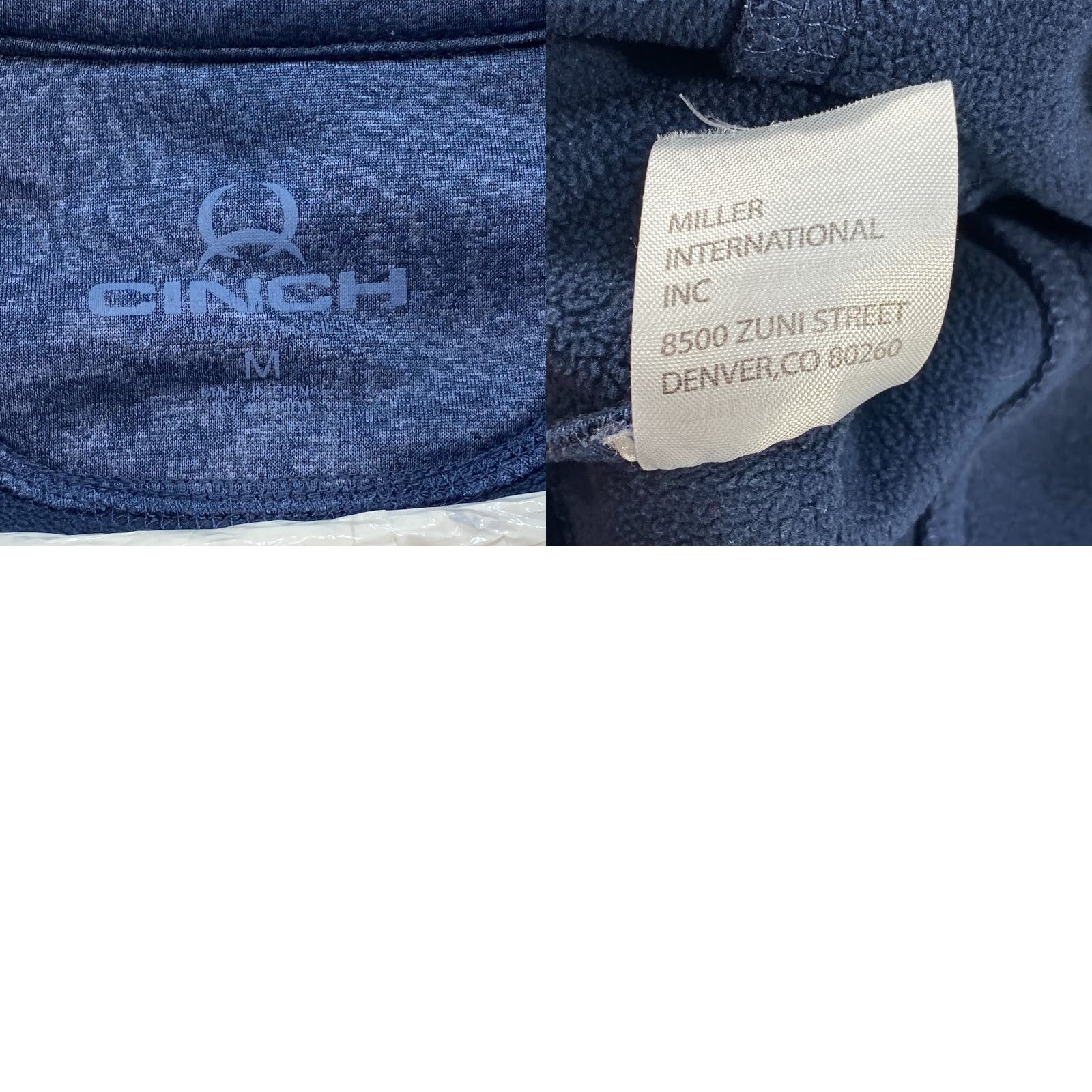 Vintage VINTAGE Cinch Western Mens Medium Blue 1/2 Zip Fleece Lined Pullover Pockets Mock Neck Shirt Mens Cold Weather Style Size US M / EU 48-50 / 2 - 8 Thumbnail