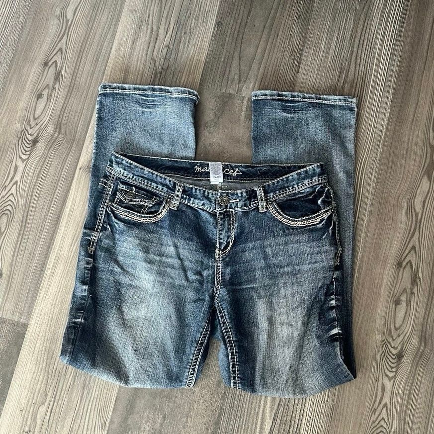 Other maurices bohemian stitch dark blue short jeans Size 34" / US 12 / IT 48 - 1 Thumbnail