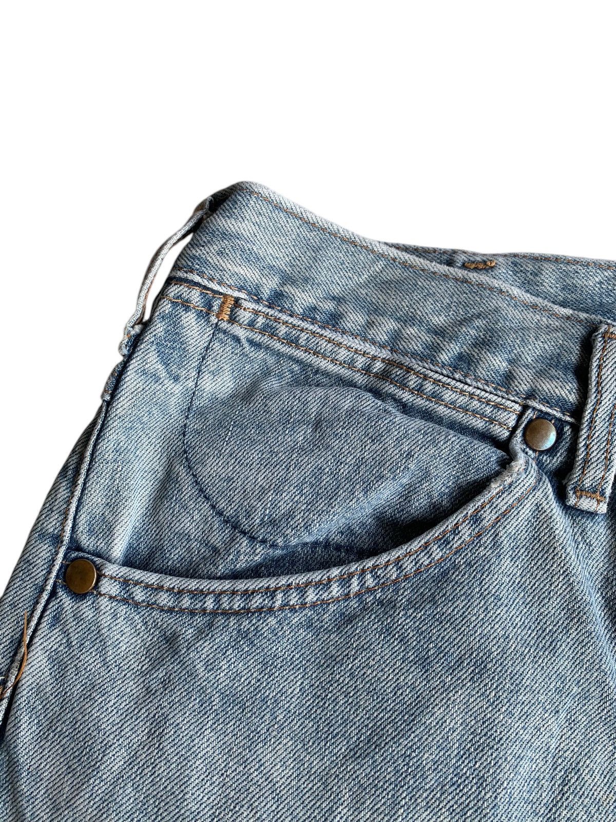 Wrangler VINTAGE WRANGLER SELVEDGE BAGGY DISTRESSED DENIM Size US 33 - 12 Thumbnail