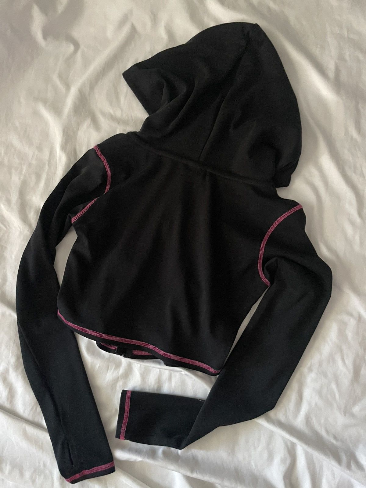 Other hdex Barbie Cropped Hoodie Bootcut Pants Sweat Suit Set-Up Size 25" / US 0 / IT 36 - 8 Thumbnail