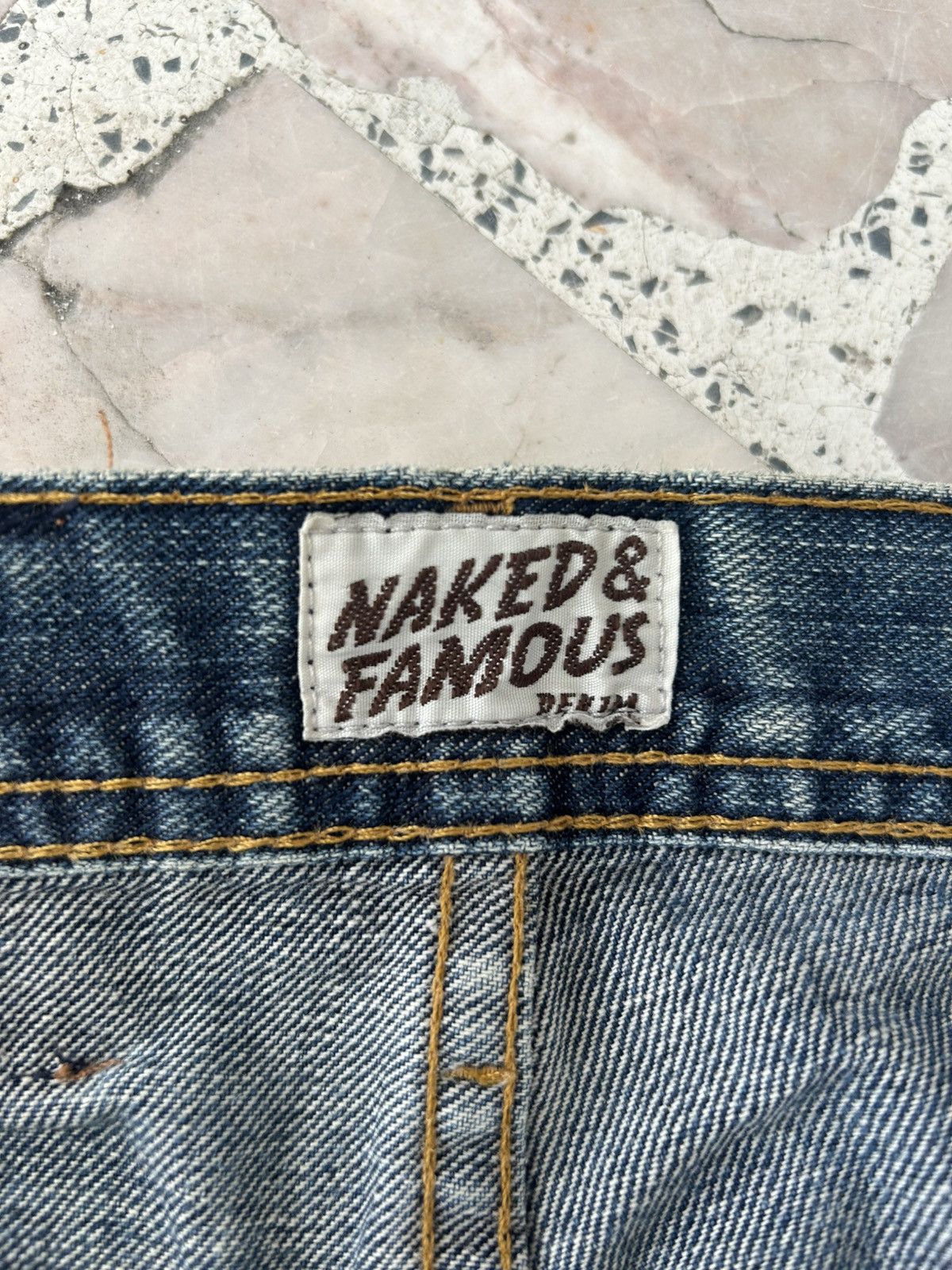 Naked & Famous Vintage Selvedge Ripped Denim Japan Size US 29 - 9 Thumbnail