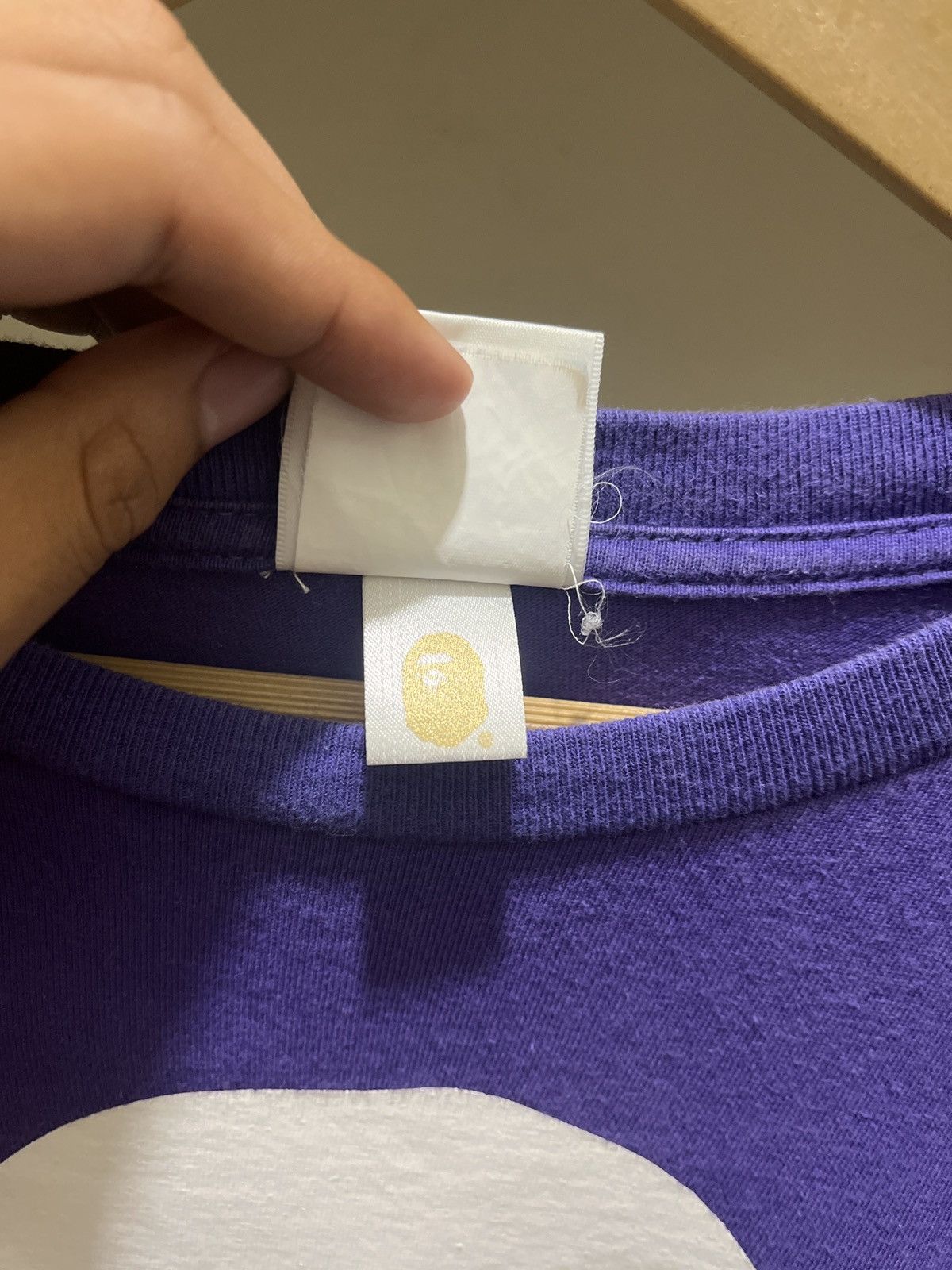 Bape Bape purple T shirt Size US L / EU 52-54 / 3 - 4 Thumbnail