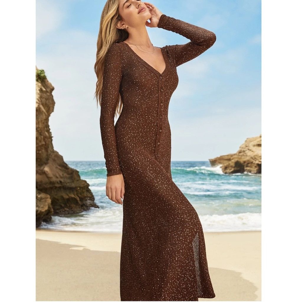 MISA Los Angeles MISA Los Angeles Rafael Cardigan Dress, Size: M Size M / US 6-8 / IT 42-44 - 1 Thumbnail