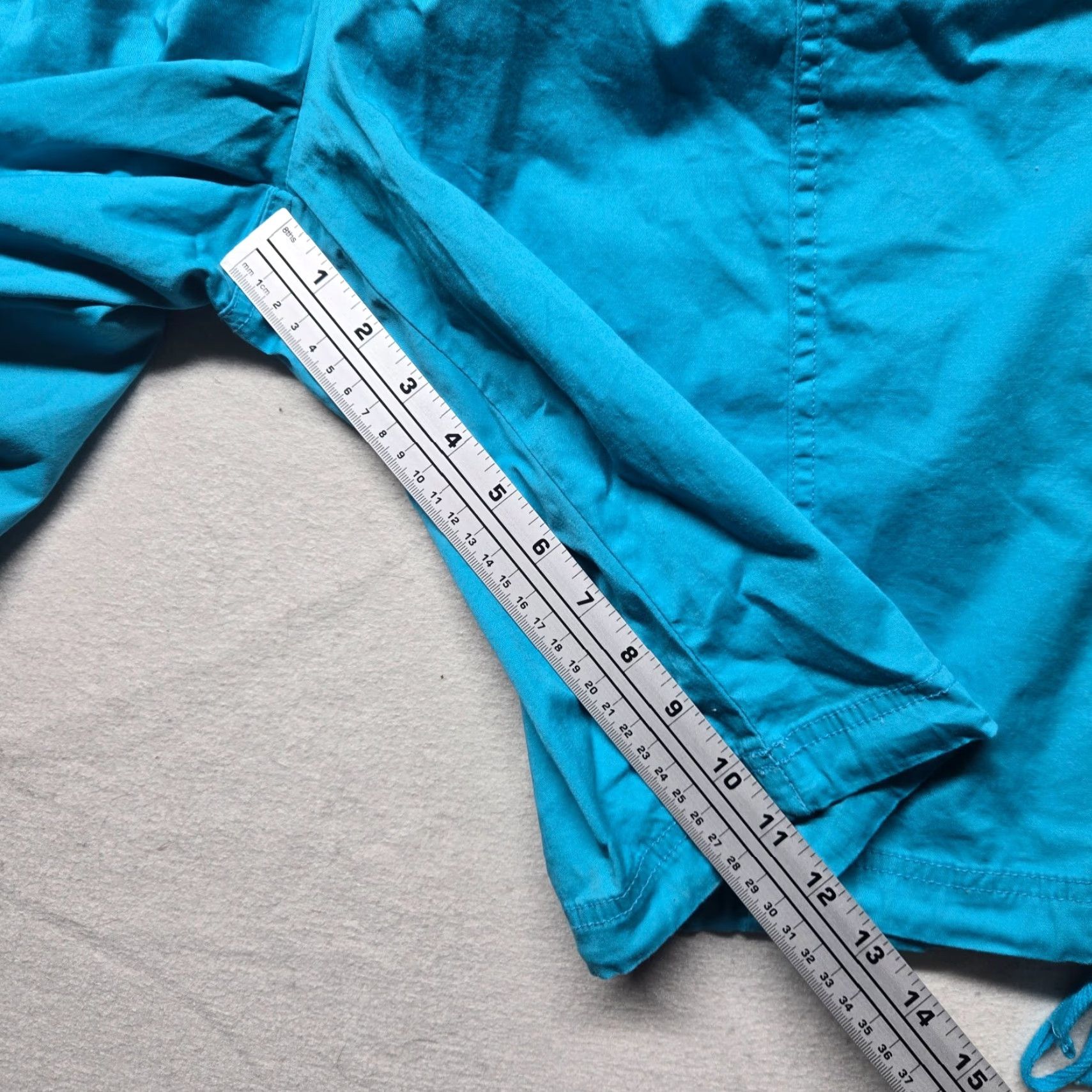 Vintage Kim Rogers Bermuda Pants Solid Turquoise Stretch Adult Women Size 18 Womens Plus 18 Turquoise Bermuda Pants 90s? Size 40" / US 18 - 6 Thumbnail