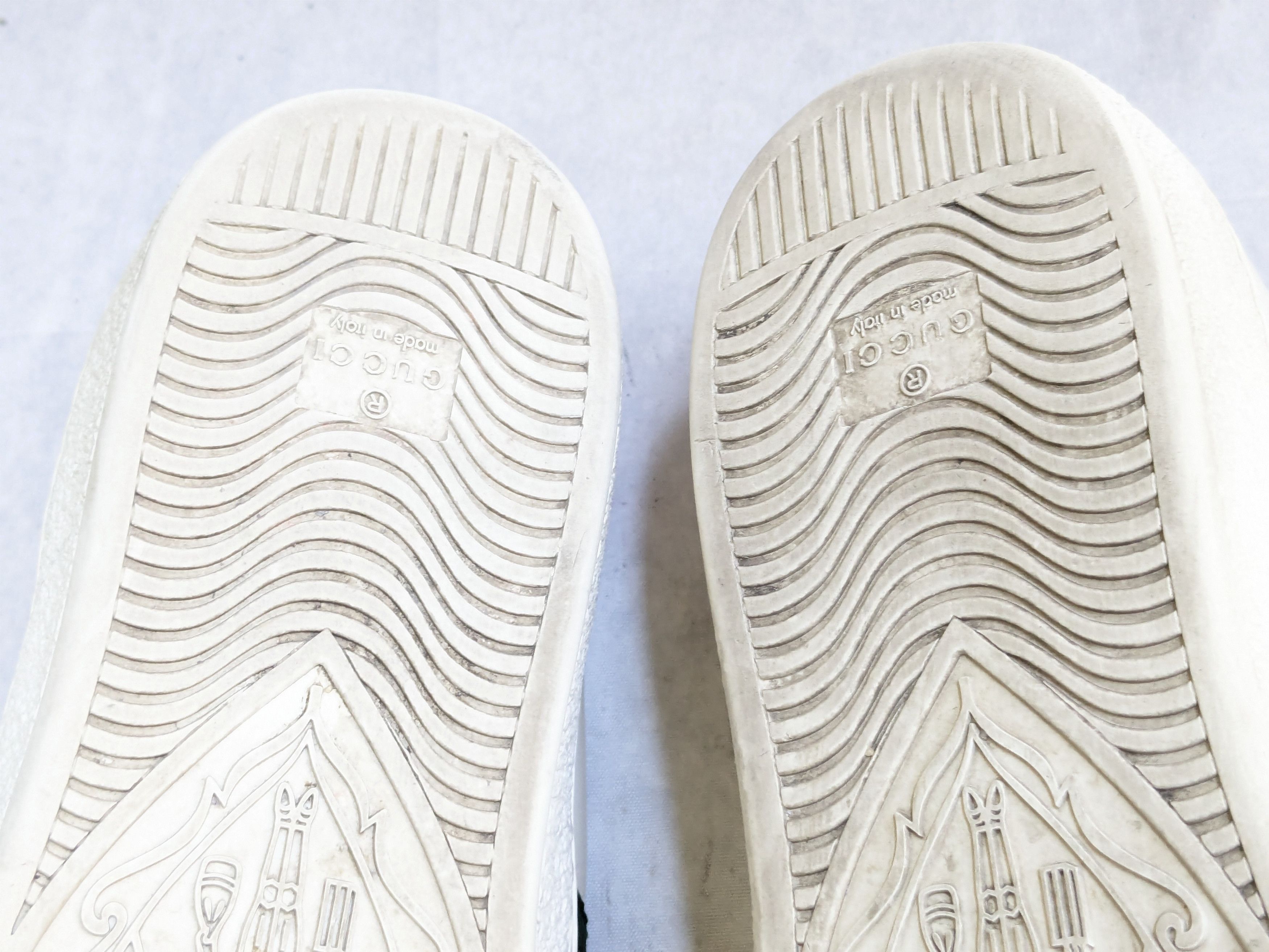 Gucci Gucci Ace Sneakers 10.5 White Leather Low 429446 Size US 10.5 / EU 43-44 - 17 Thumbnail