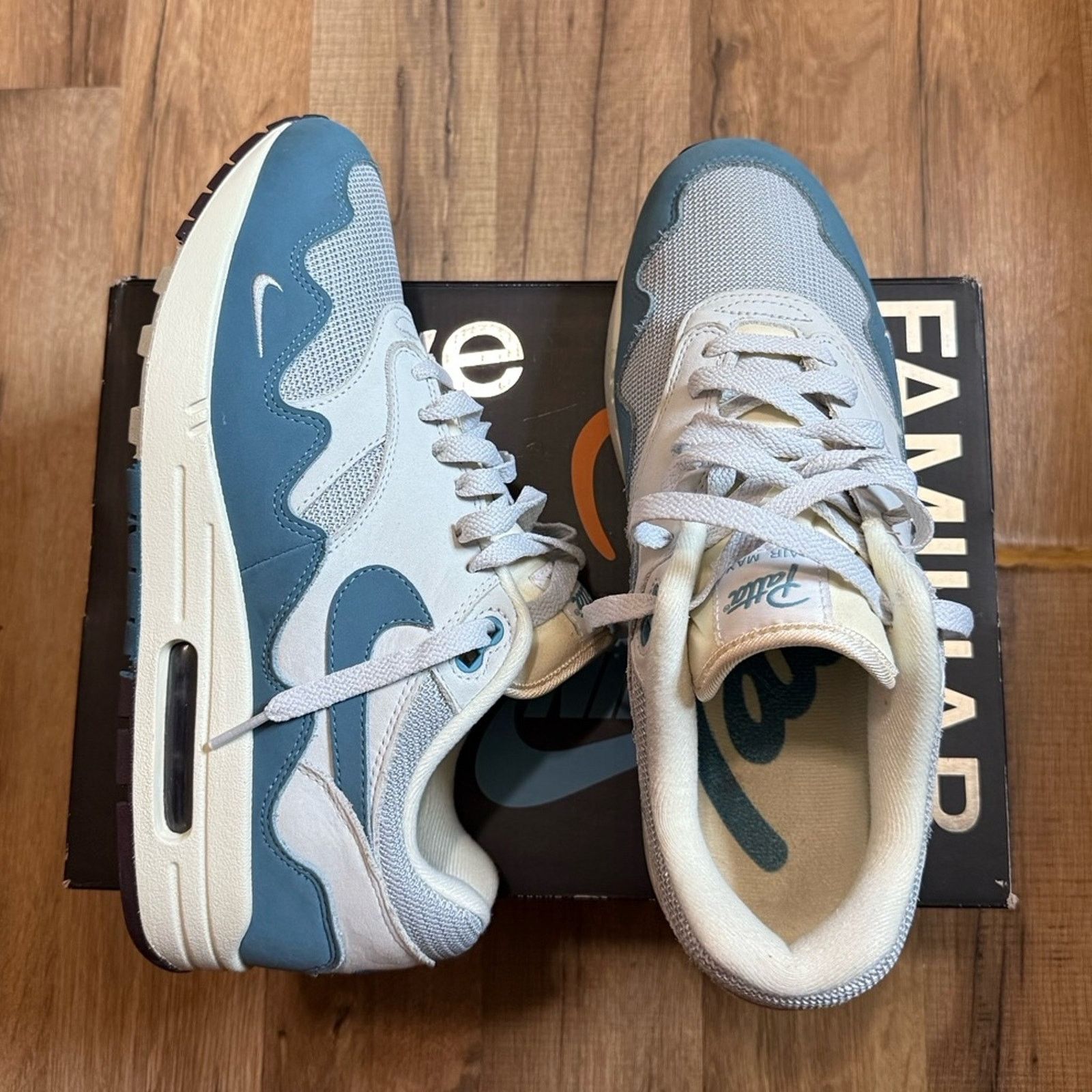 Nike Nike Air Max 1 Patta Waves Noise Aqua Size US 9.5 / EU 42-43 - 3 Thumbnail