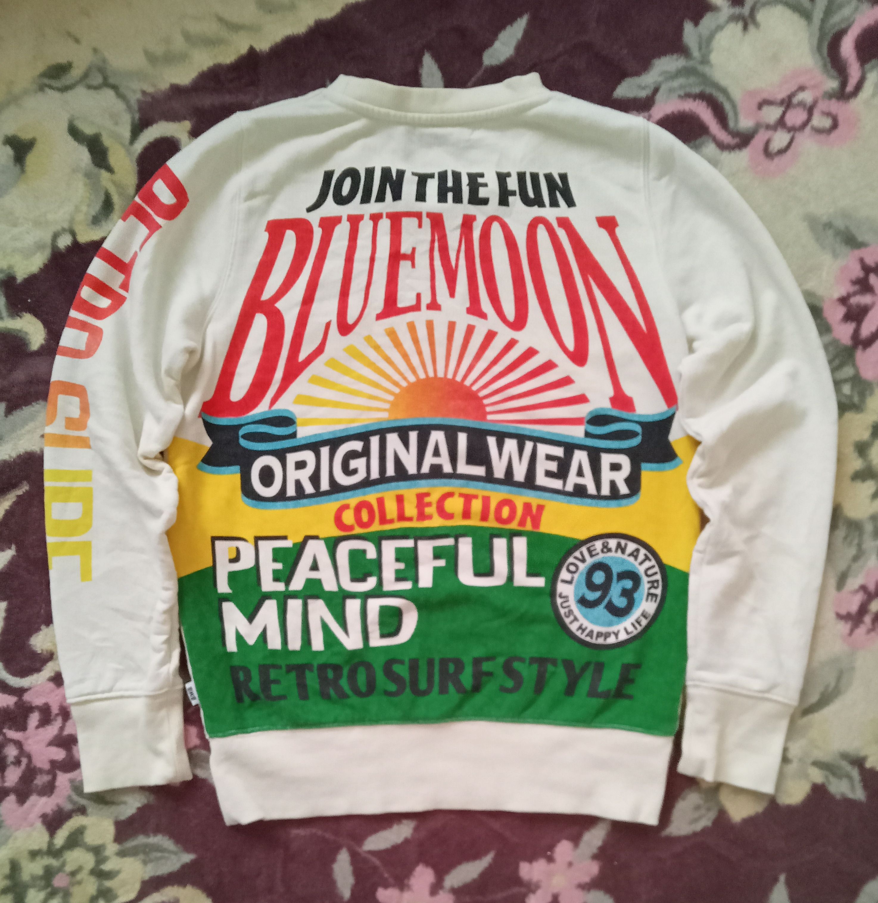 Other Blue Moon Blue Vintage Sweatshirt / Sweater Size US M / EU 48-50 / 2 - 1 Thumbnail