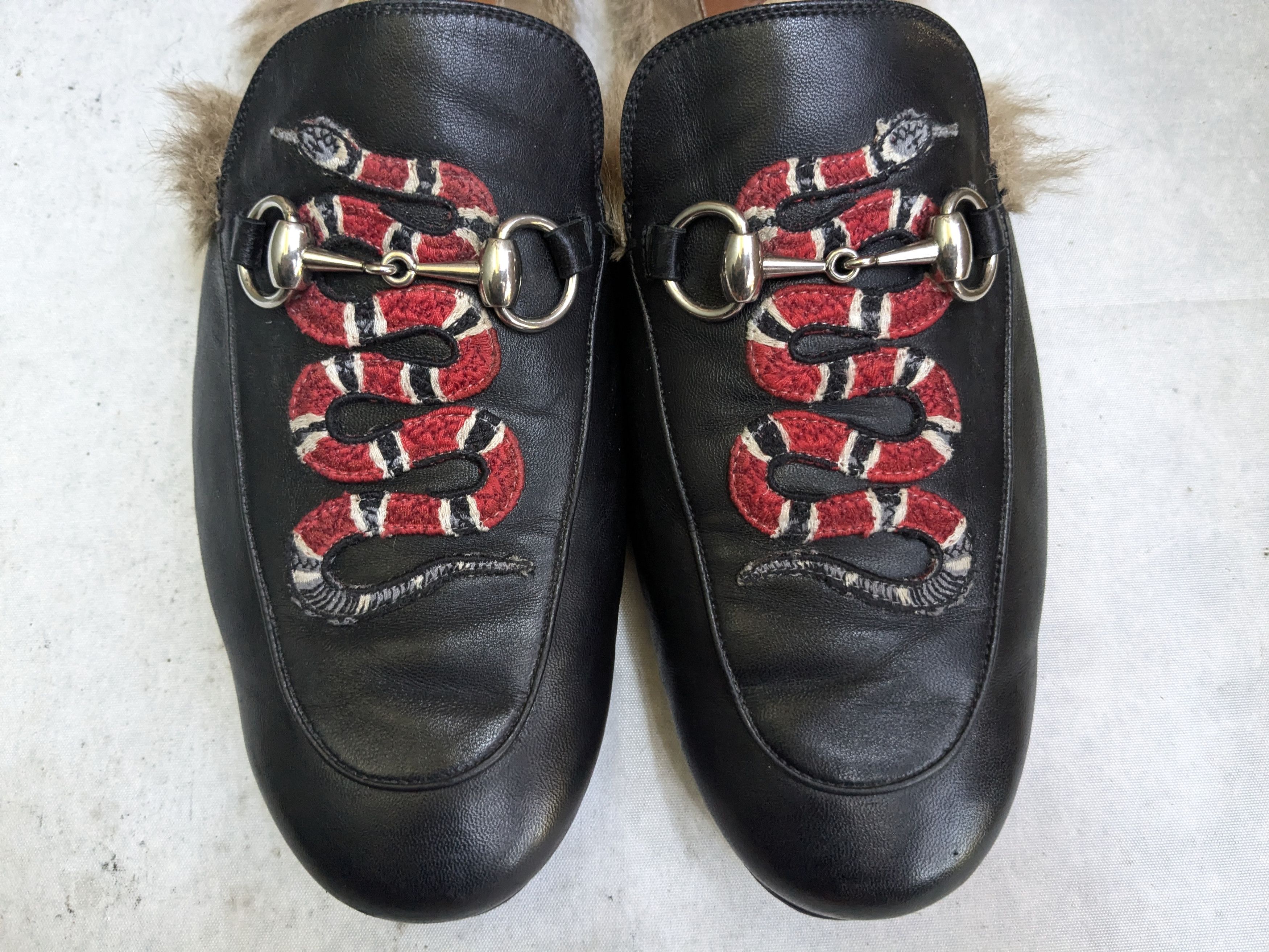 Gucci Gucci Princetown Horsebit Loafers Black 8.5 Leather Slip Ons Size US 8.5 / EU 41-42 - 4 Thumbnail