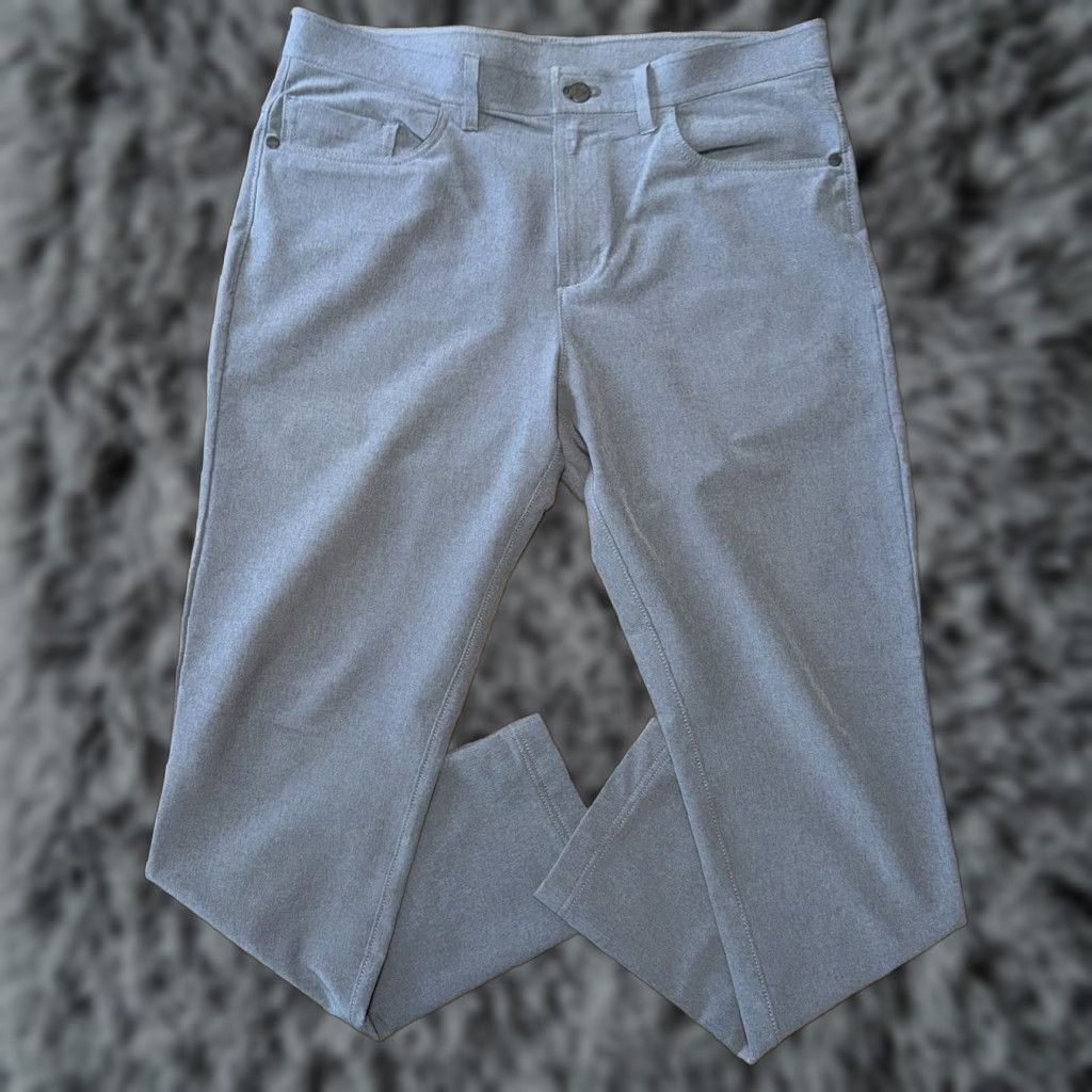 Vintage Public Rec Workday Pants Mens Regular 33x32 Gray Stretch Zip Pocket Chino 5-Pocket Size US 33 - 1 Thumbnail