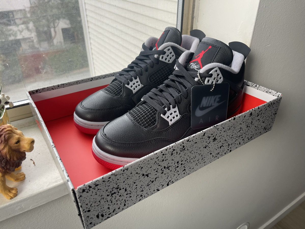Jordan Brand Jordan 4 Retro “Bred Reimagined” Size US 10.5 / EU 43-44 - 4 Thumbnail
