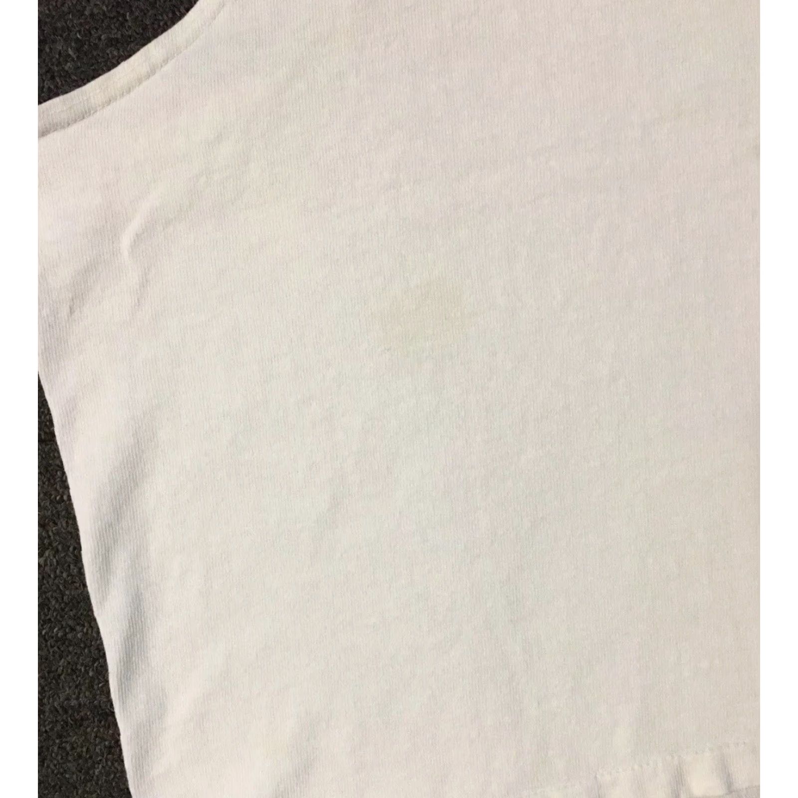 Nike VINTAGE Nike Michael Jordan Faded Tank Top M L White Boxy Chicago Bulls Swoosh Grunge 90s USA Wind? Size US M / EU 48-50 / 2 - 7 Thumbnail