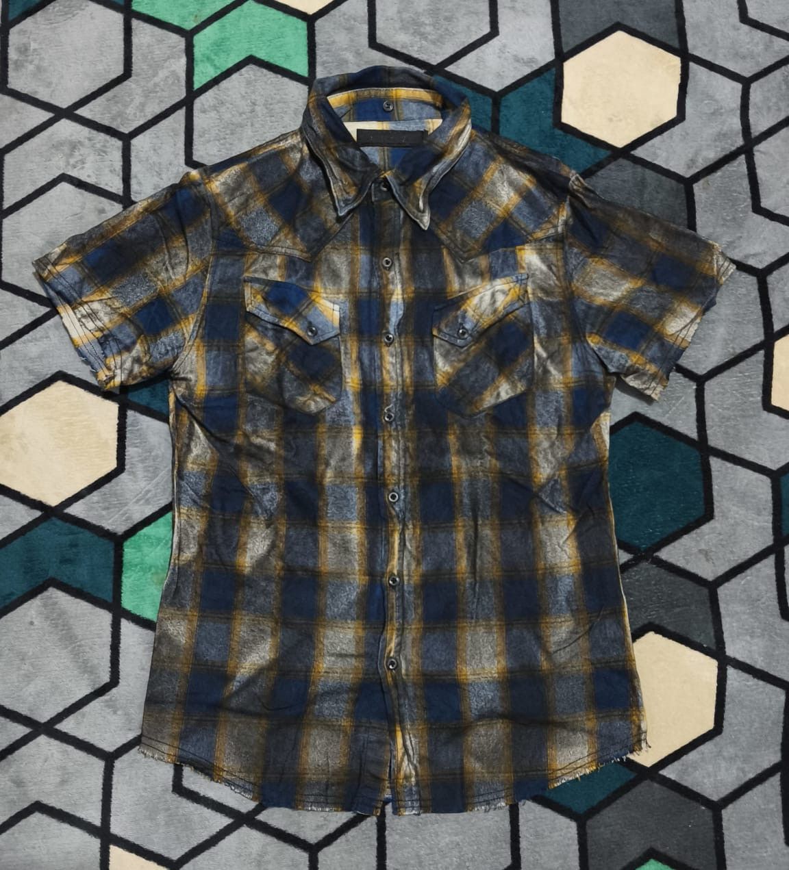GOSTAR DE FUGA GOSTAR DE FUGA PLAID BUTTON UP SHIRT Size US S / EU 44-46 / 1 - 1 Thumbnail