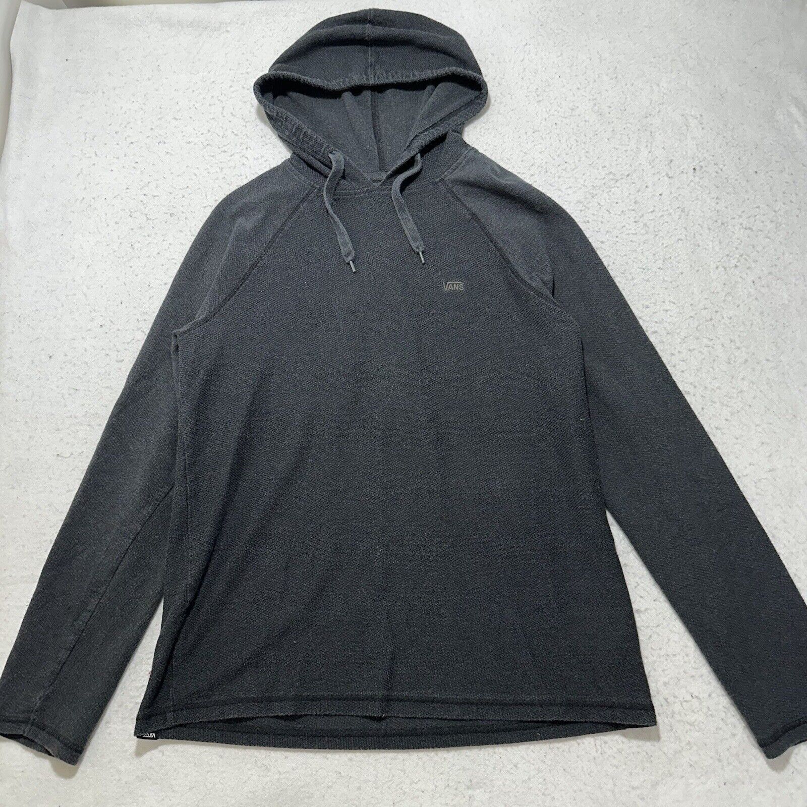 Vans Vans Small Pullover Hoodie Dark Gray Sweatshirt Waffle Knit Size US S / EU 44-46 / 1 - 1 Thumbnail