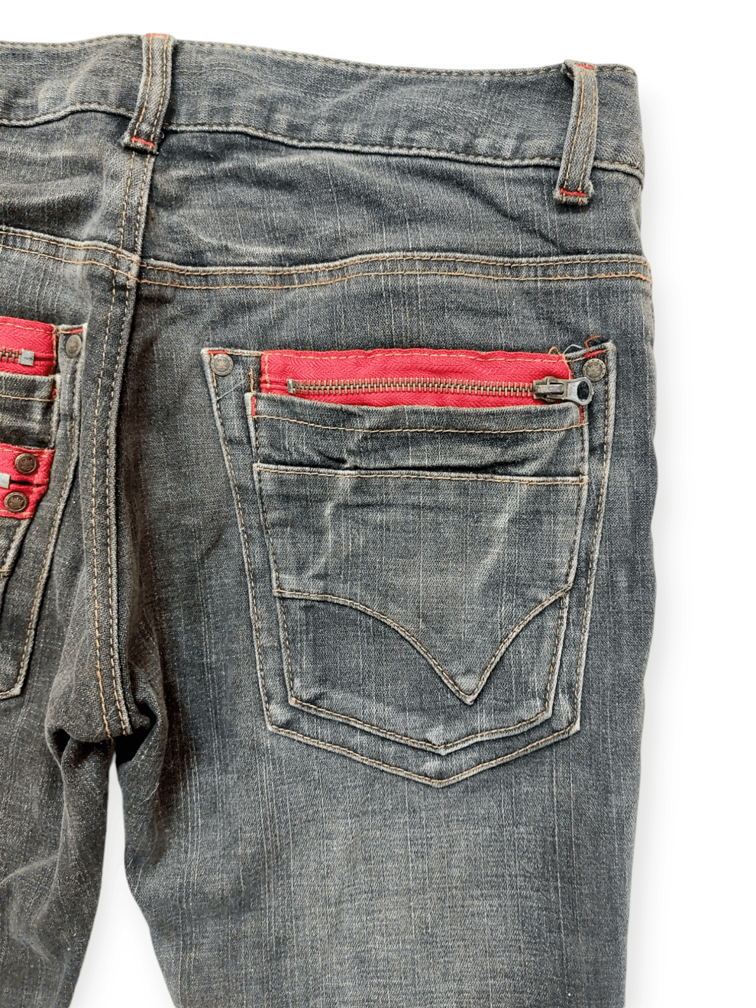 Vintage BCBG FLARE Denim Inspired by Tornado Mart Size US 30 / EU 46 - 11 Thumbnail