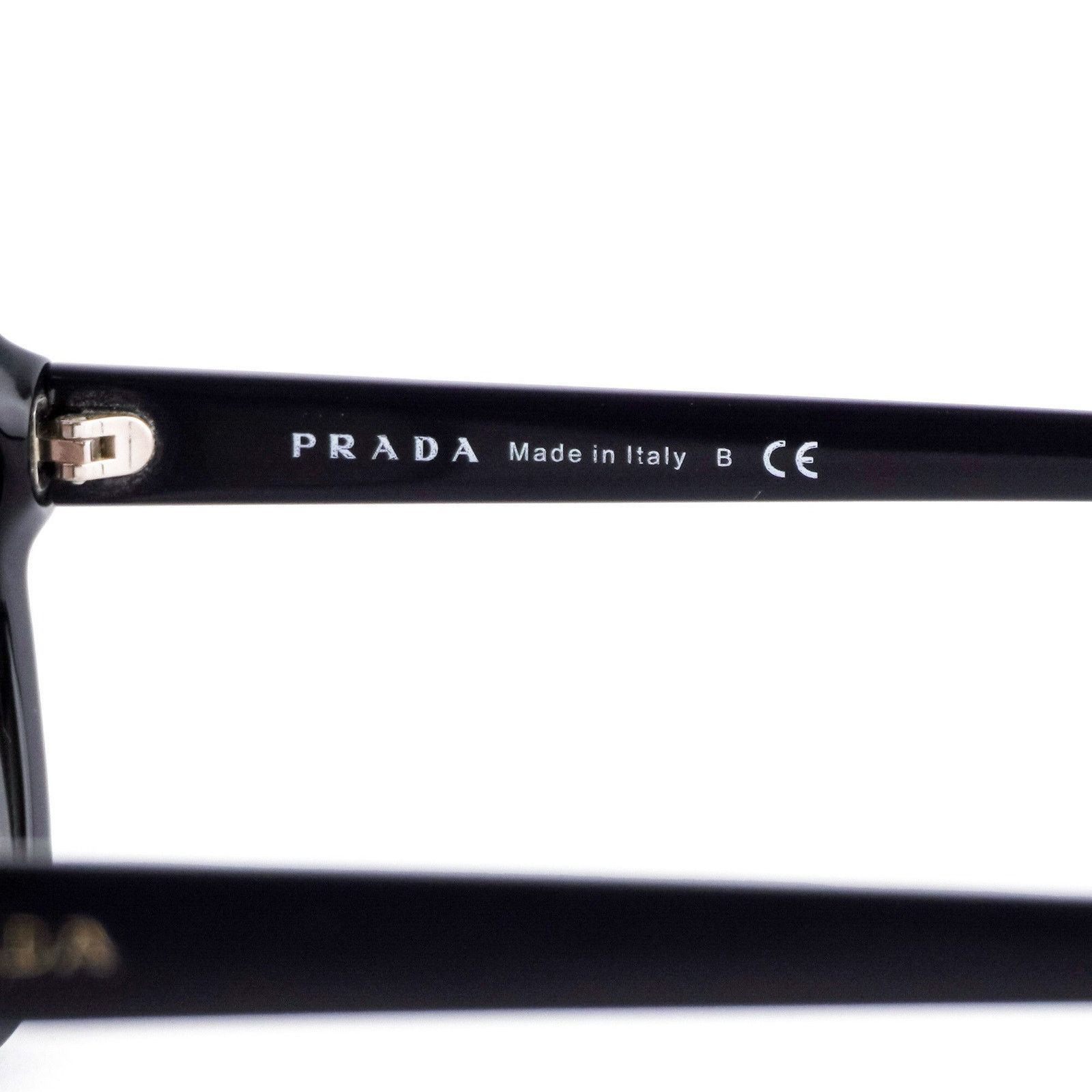 Prada Prada Silver Logo Oversized Oval Black Mask Sunglasses Size ONE SIZE - 4 Thumbnail