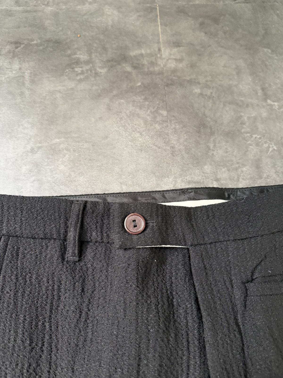 Rick Owens F/W 11 "LIMO" Textured Mohair & Wool Trousers Rick Owens Size US 34 / EU 50 - 4 Thumbnail