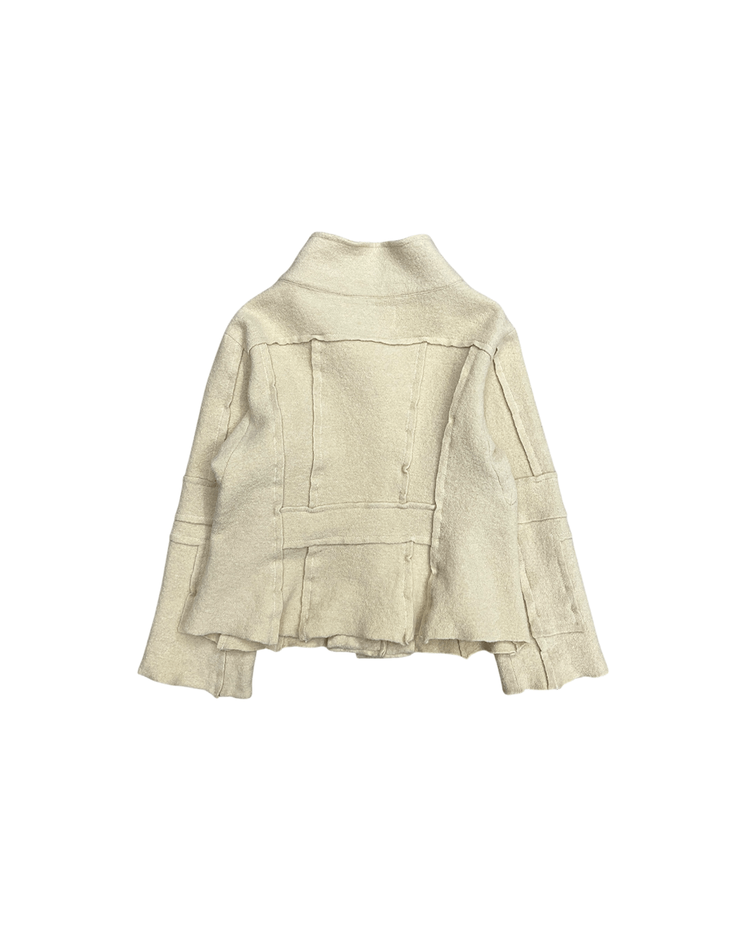Japanese Brand Yoshiki Hishinuma Raw Edge Felt Jacket Size L / US 10 / IT 46 - 5 Thumbnail
