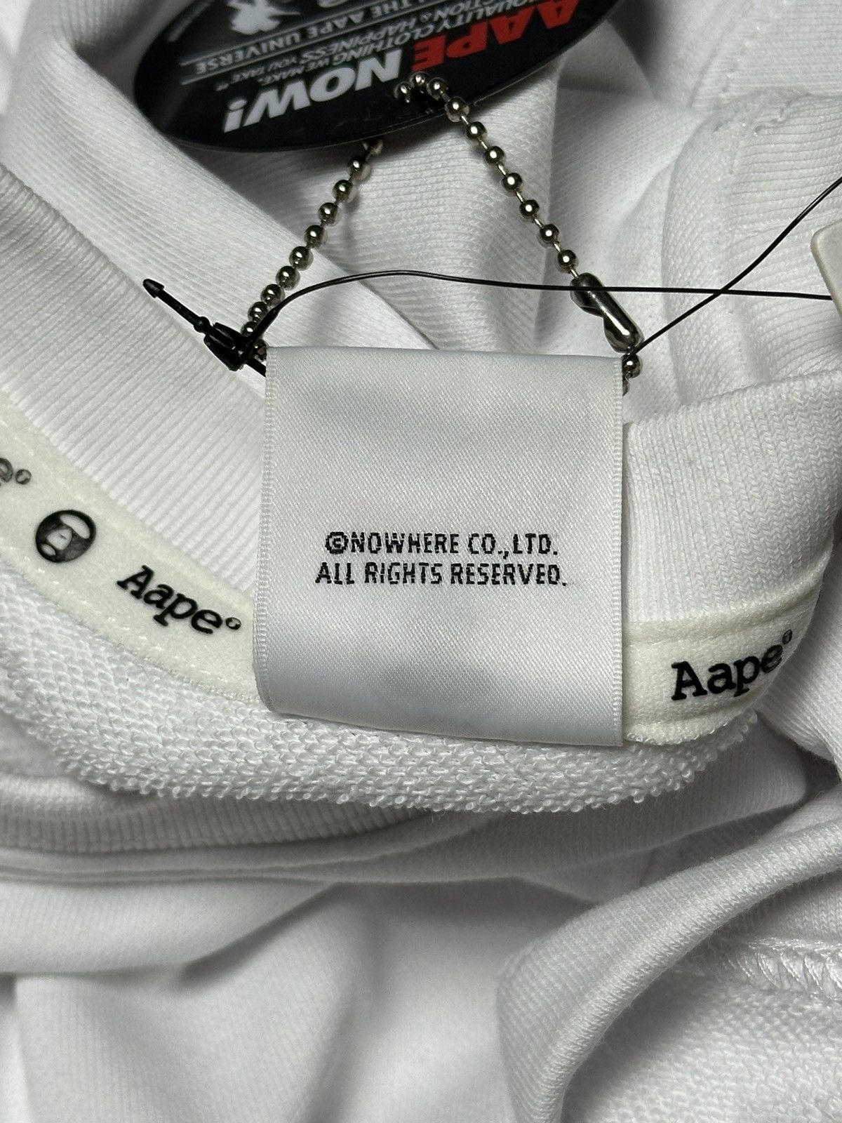 Aape Bape AAPE NOW Rainbow Logo Sweatshirt Tee Size US S / EU 44-46 / 1 - 9 Thumbnail