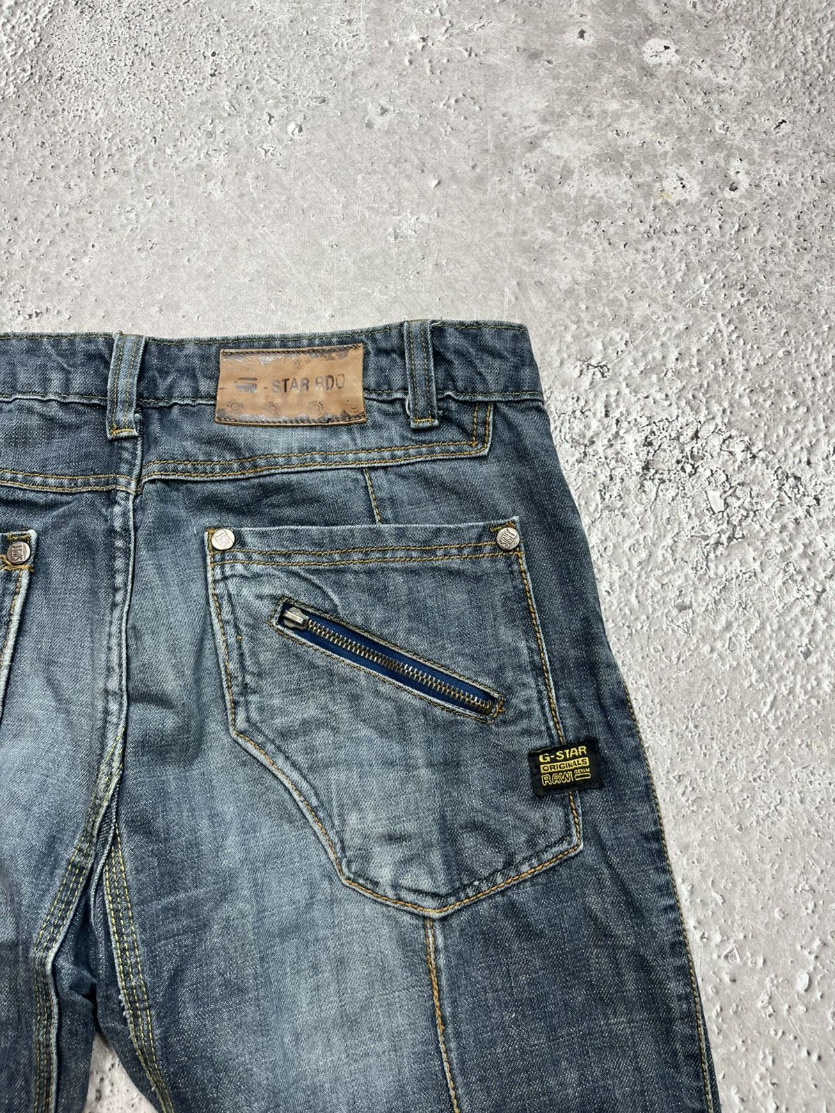 G-Star G-Star RAW Denim Jeans Men’s W34 L34 Blue Distressed Vintage Size US 30 / EU 46 - 15 Thumbnail