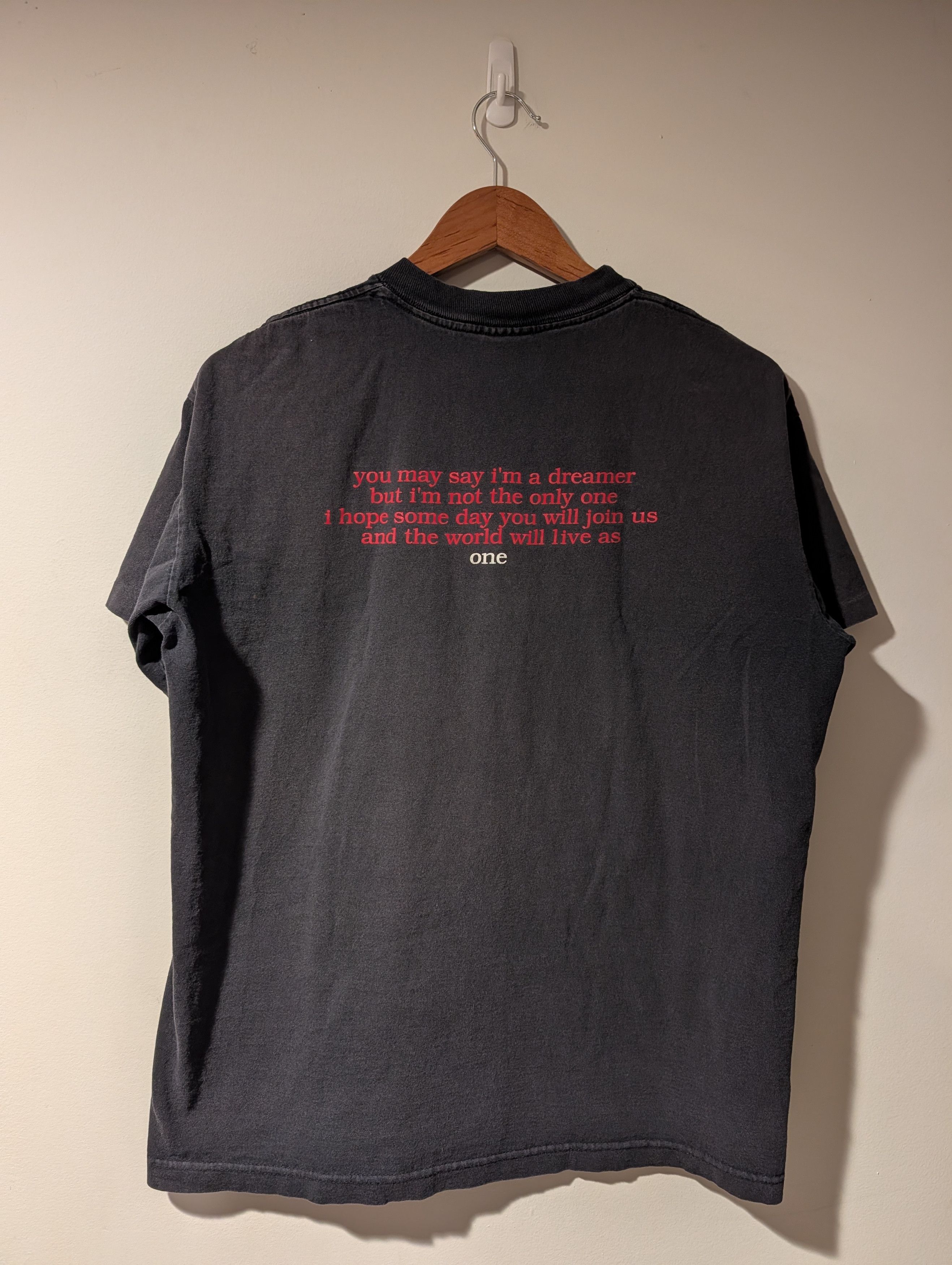 Band Tees Vintage 90s John Lennon Imagine Dreamer T Shirt Cronies Size US L / EU 52-54 / 3 - 7 Thumbnail