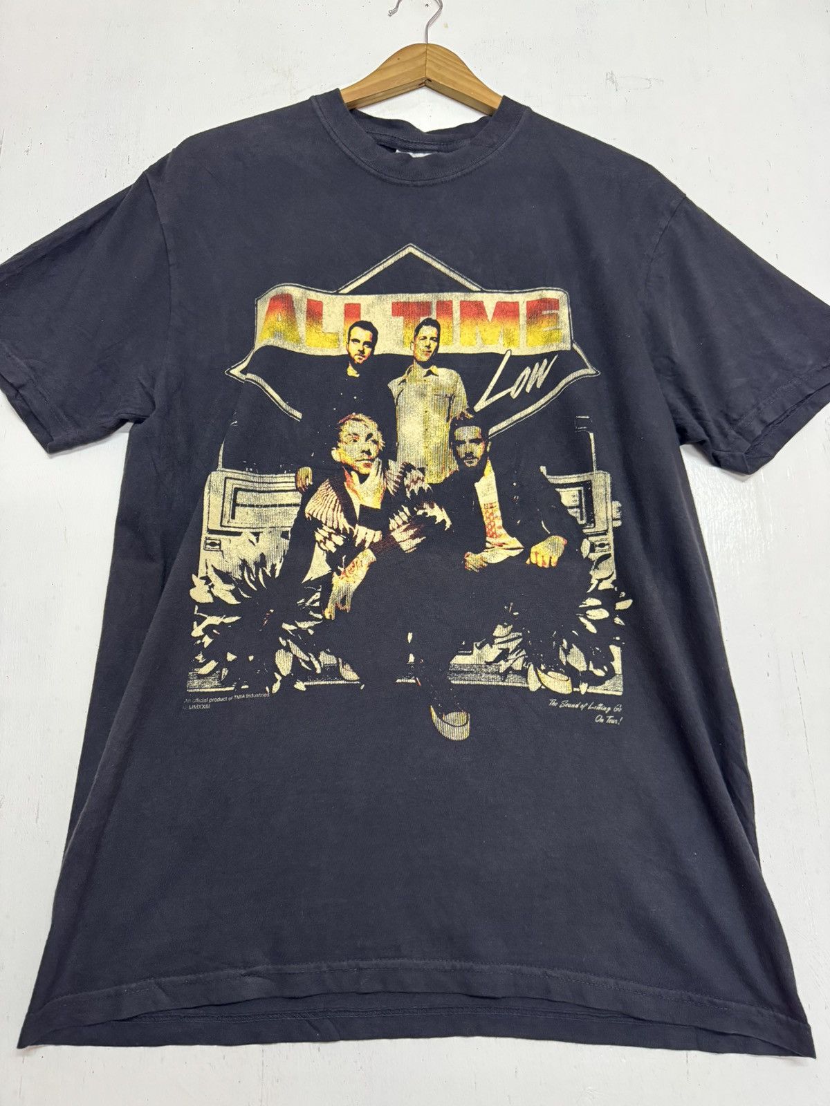 Band Tees × Vintage Vintage All time low band sunfaded Size US M / EU 48-50 / 2 - 3 Thumbnail