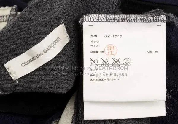 Comme des Garcons Comme Des Garcons size F Grey vintage geometric short-slee Size S / US 4 / IT 40 - 8 Thumbnail