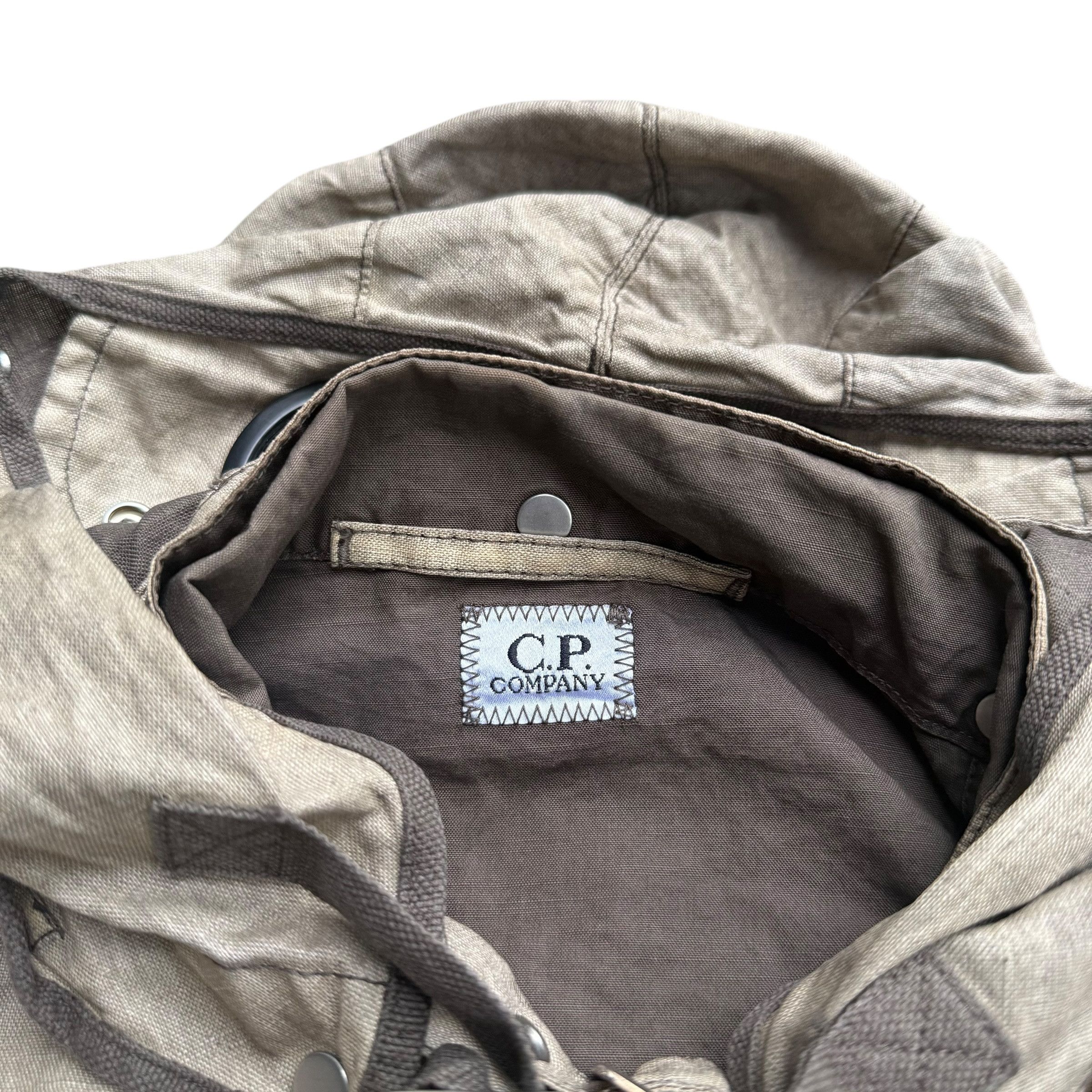 C.P. Company CP Company Linoflax Transparent Cover Goggle Jacket Size US M / EU 48-50 / 2 - 13 Thumbnail
