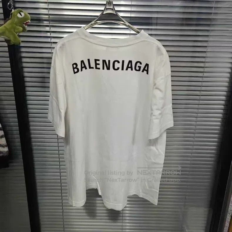 Balenciaga Balenciaga Back Logo Short Sleeve Size US L / EU 52-54 / 3 - 1 Thumbnail