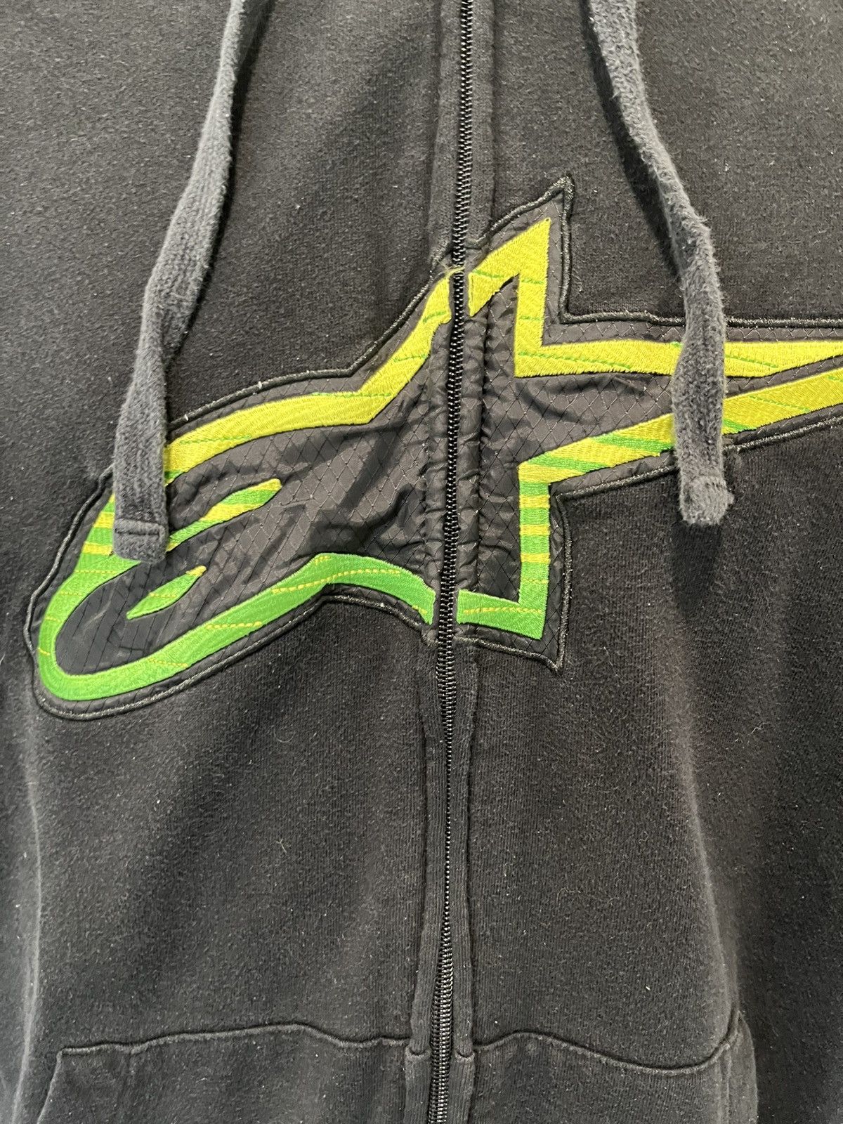 Alpinestars × Vintage Y2K alpine star motor cross grunge hoodie Size US L / EU 52-54 / 3 - 3 Thumbnail