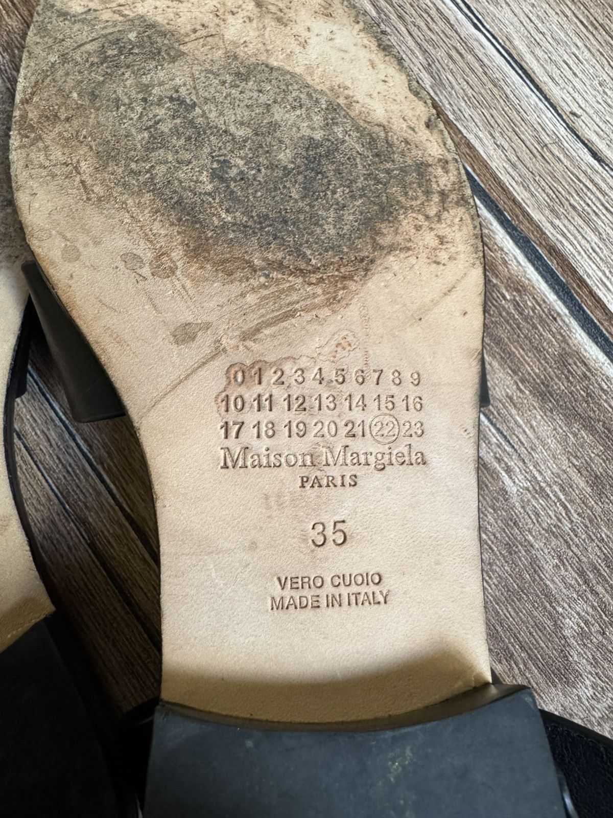 Maison Margiela Tabi strap leather sandals Size US 5.5 / IT 35.5 - 15 Thumbnail
