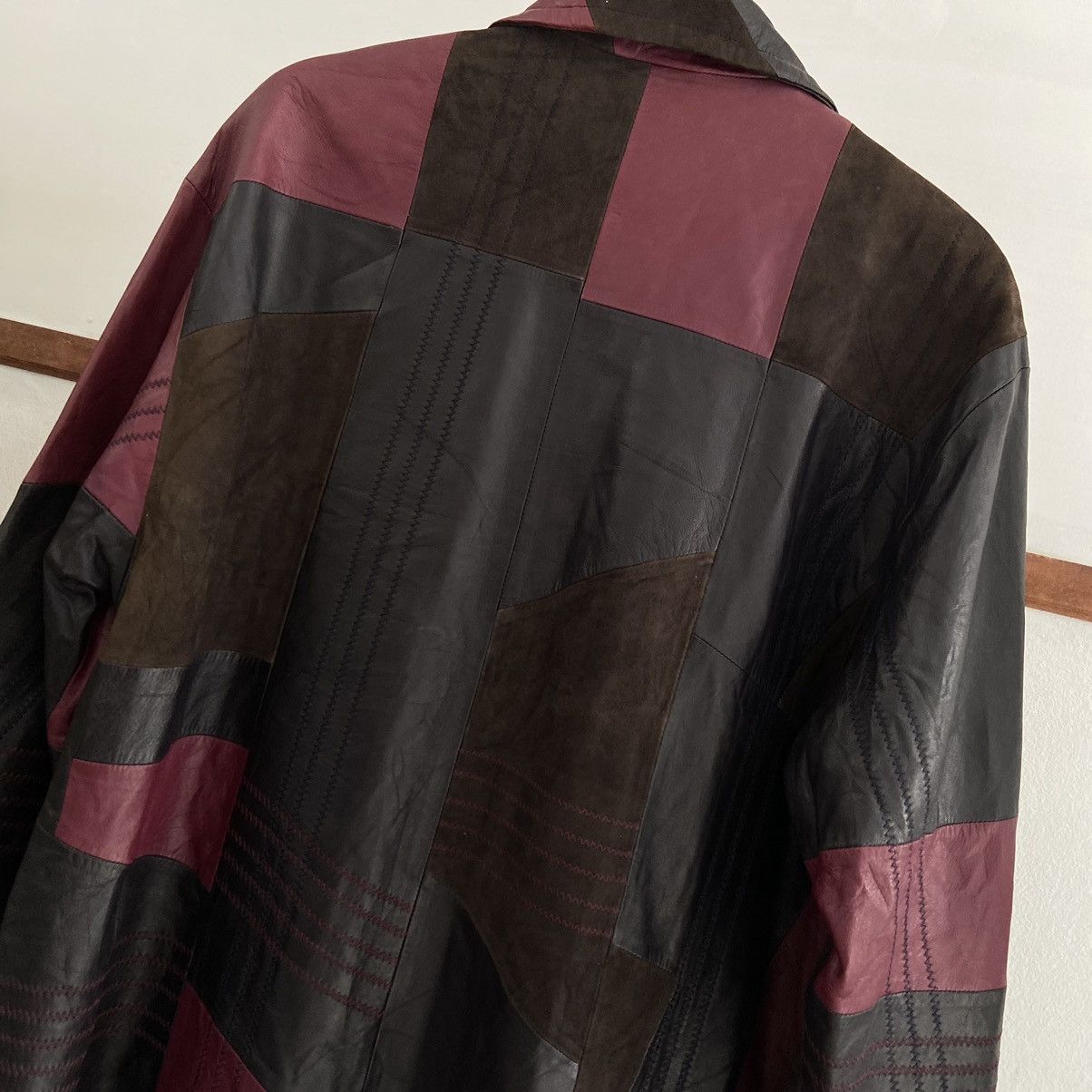 Balmain × Leather × Pierre Balmain Pierre Balmain Leather Coat Size L / US 10 / IT 46 - 11 Thumbnail