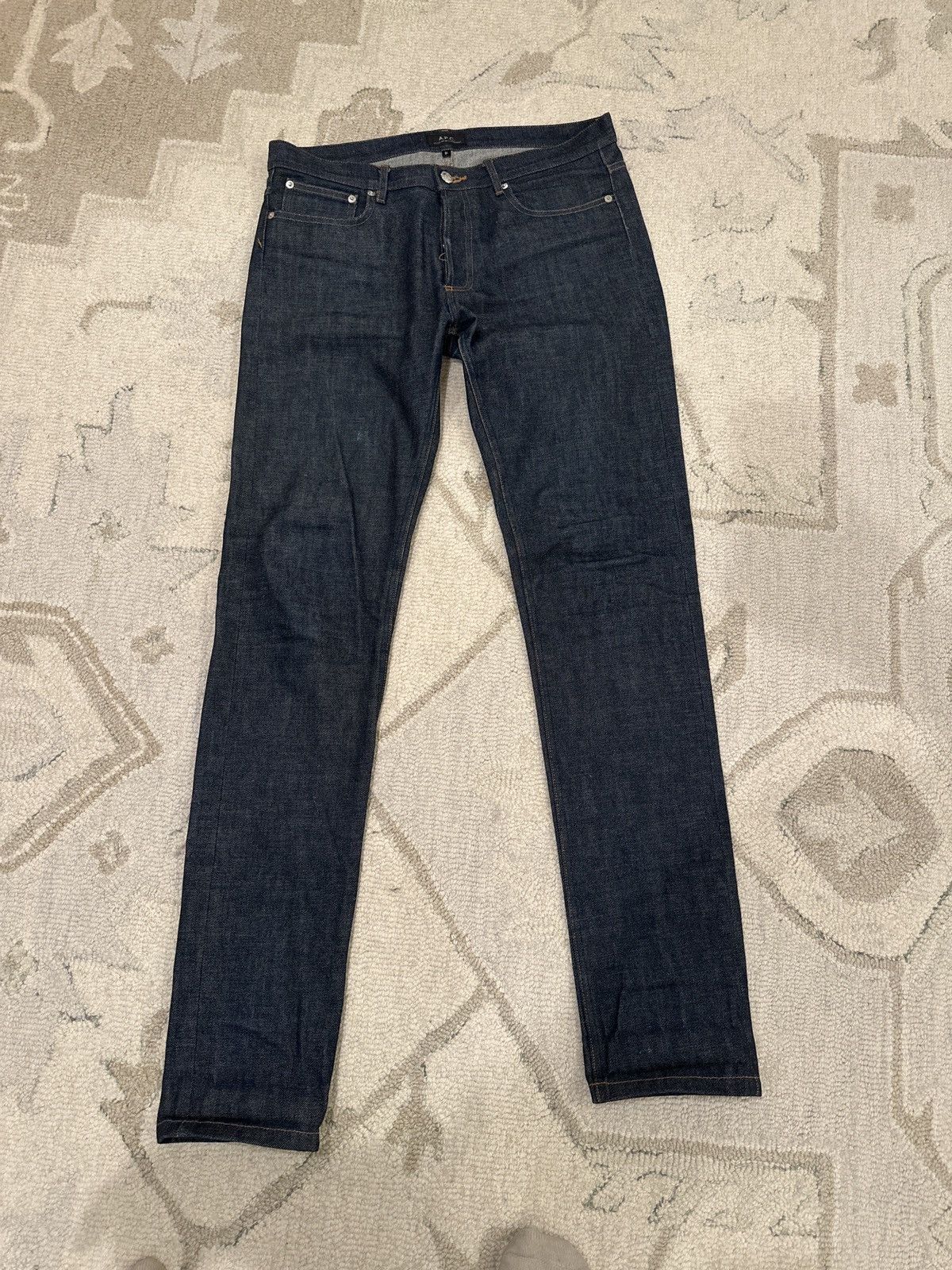 A.P.C. A.P.C Petit New Standard Jeans - Raw Indigo Size US 31 - 2 Thumbnail