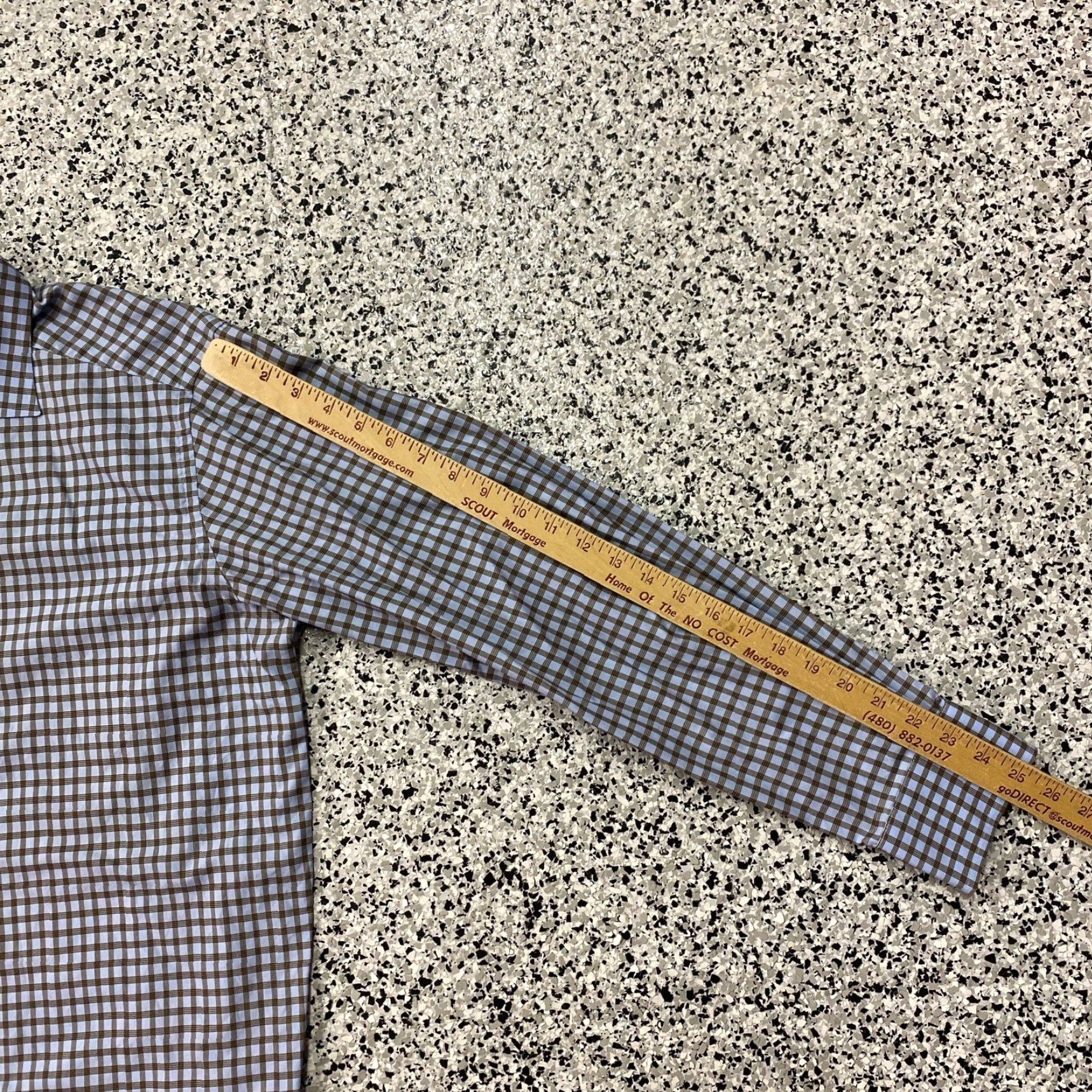 Eton Etón Dress Shirt Blue Cotton Long Sleeve 16 41 16 Twill Regular Button Collar Mens Vintage No Size 42R - 4 Thumbnail