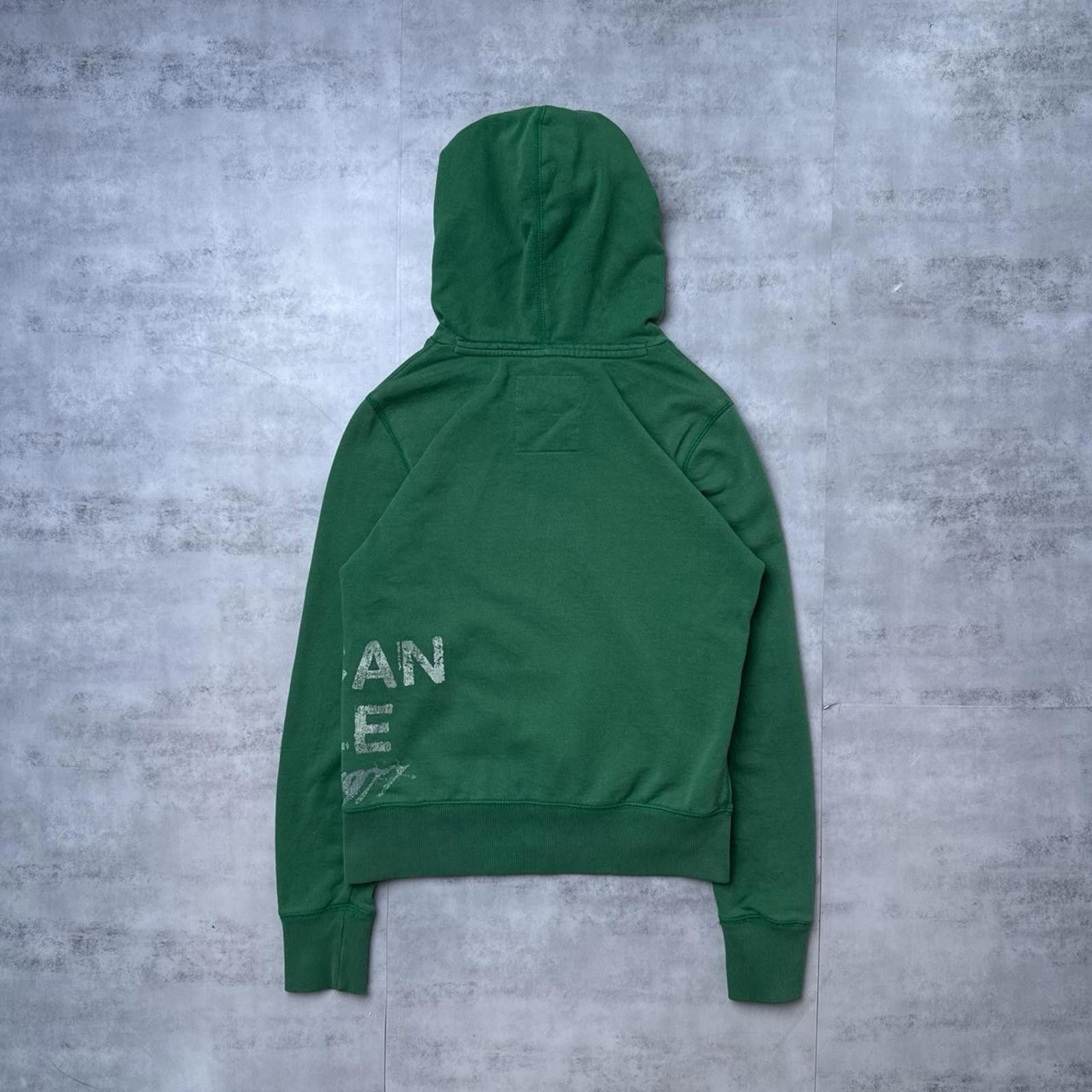 American Eagle Outfitters Y2K American Eagle 00s Green Hoodie Jacket Size S / US 4 / IT 40 - 2 Thumbnail