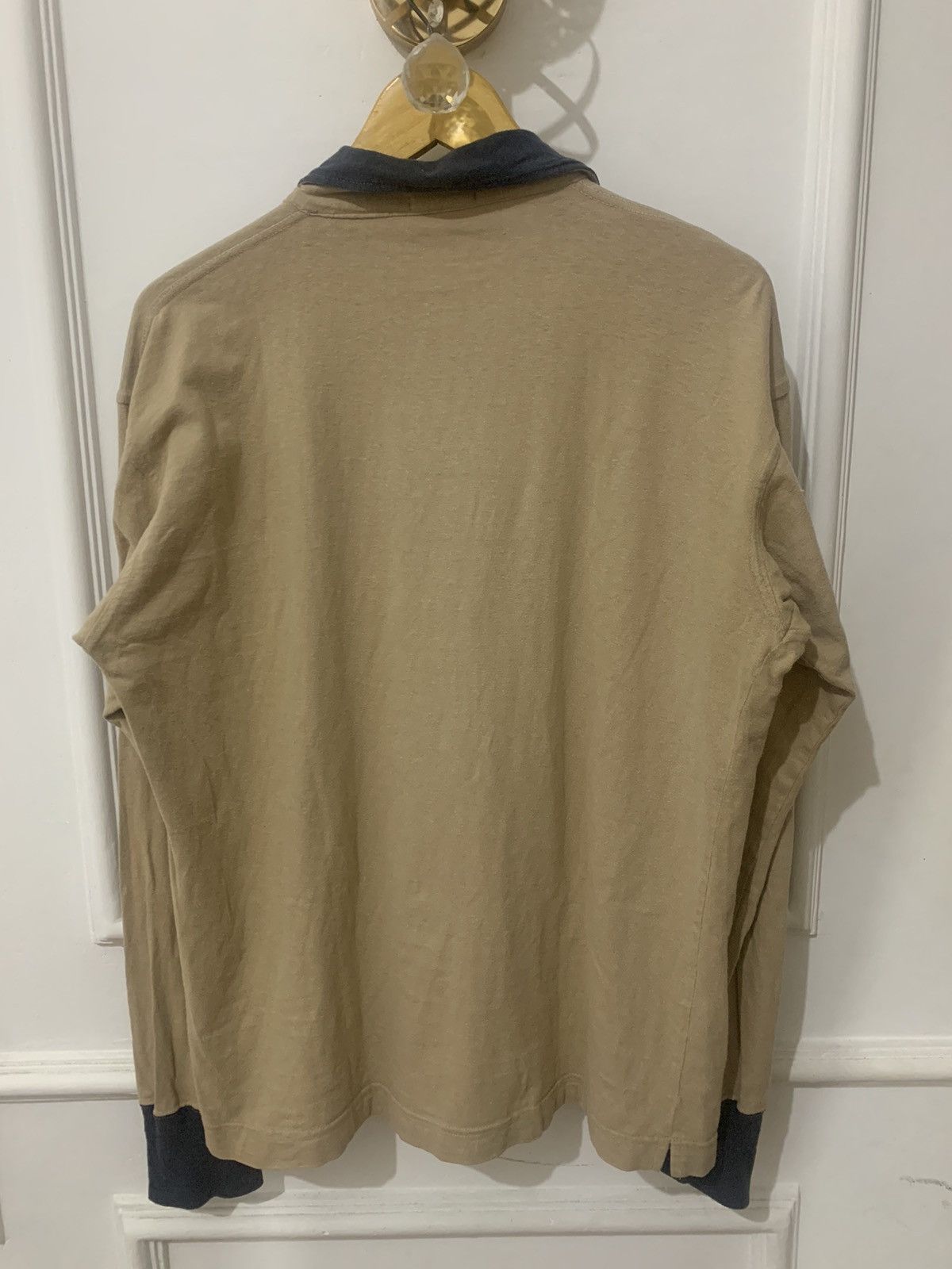 45rpm × Kapital × Vintage 1990s 45rpm – C.RW Polo Long Sleeve Shirt Japan Made Size US L / EU 52-54 / 3 - 5 Thumbnail