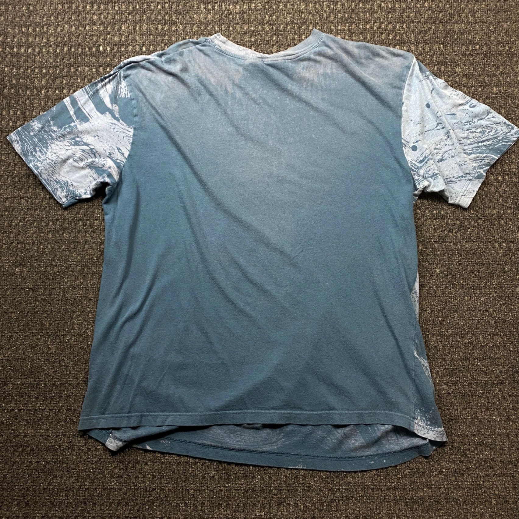 Bugle Boy VINTAGE Bugle Boy T Shirt Blue L Mens Graphic Print Wings MMA Gothic Grunge Retro USA 90s Size US L / EU 52-54 / 3 - 3 Thumbnail
