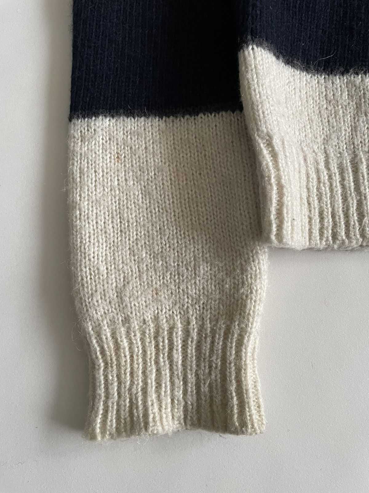 Raf Simons Raf Simons FW13 Striped Mohair Wool Sweater Size US L / EU 52-54 / 3 - 6 Thumbnail