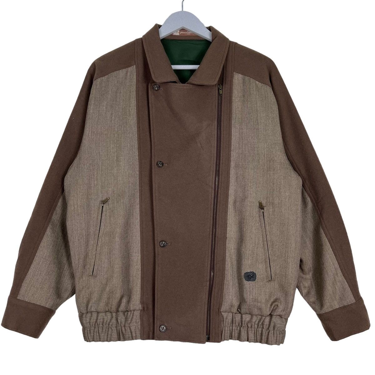 Pierre Balmain 🔥 VINTAGE PIERRE BALMAIN PARIS WOOL BOMBER JACKET Size US L / EU 52-54 / 3 - 1 Thumbnail