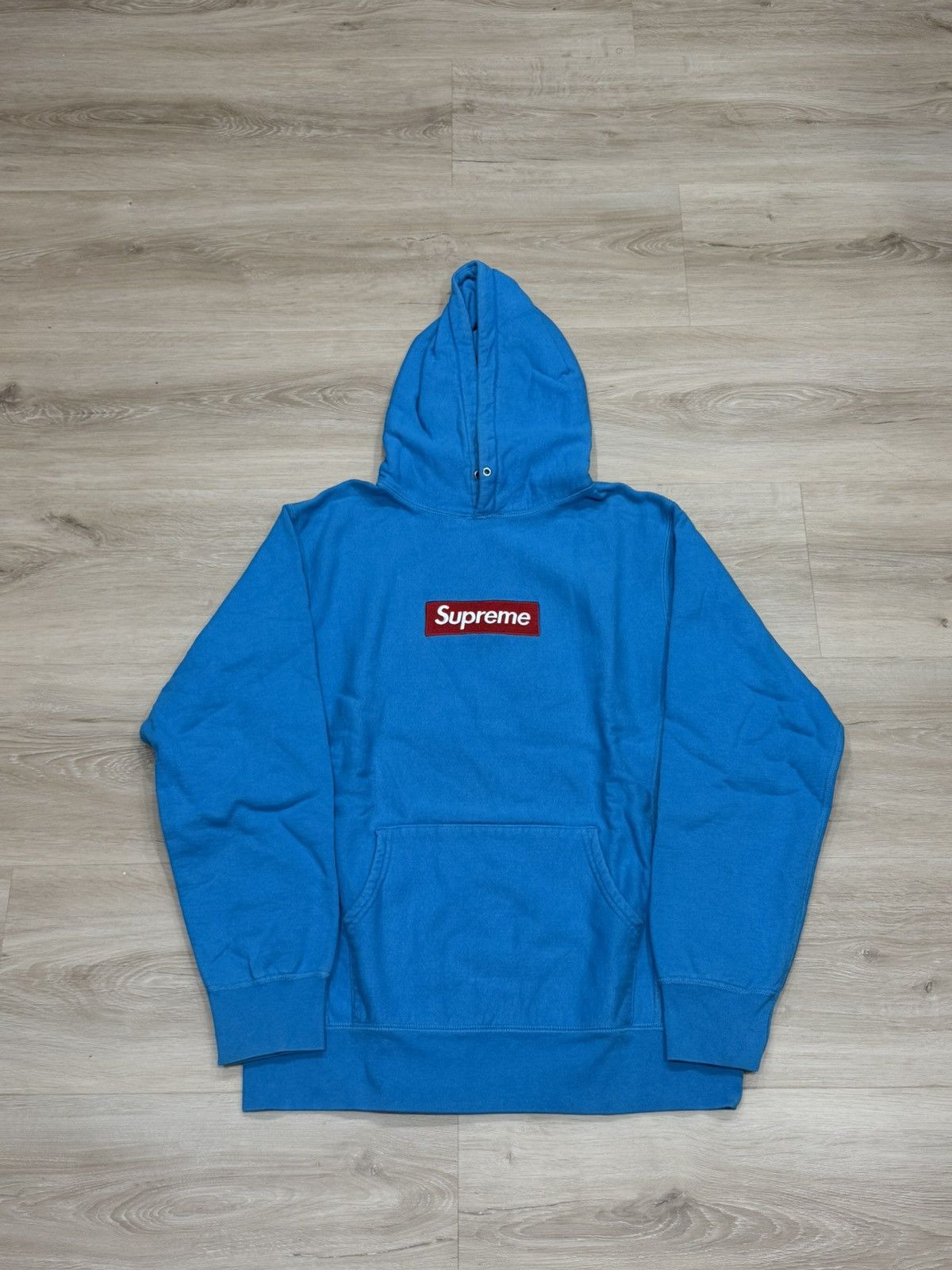 Supreme Supreme 2008 Teal Box Logo Hoodie Tyler the Creator Size US L / EU 52-54 / 3 - 1 Thumbnail