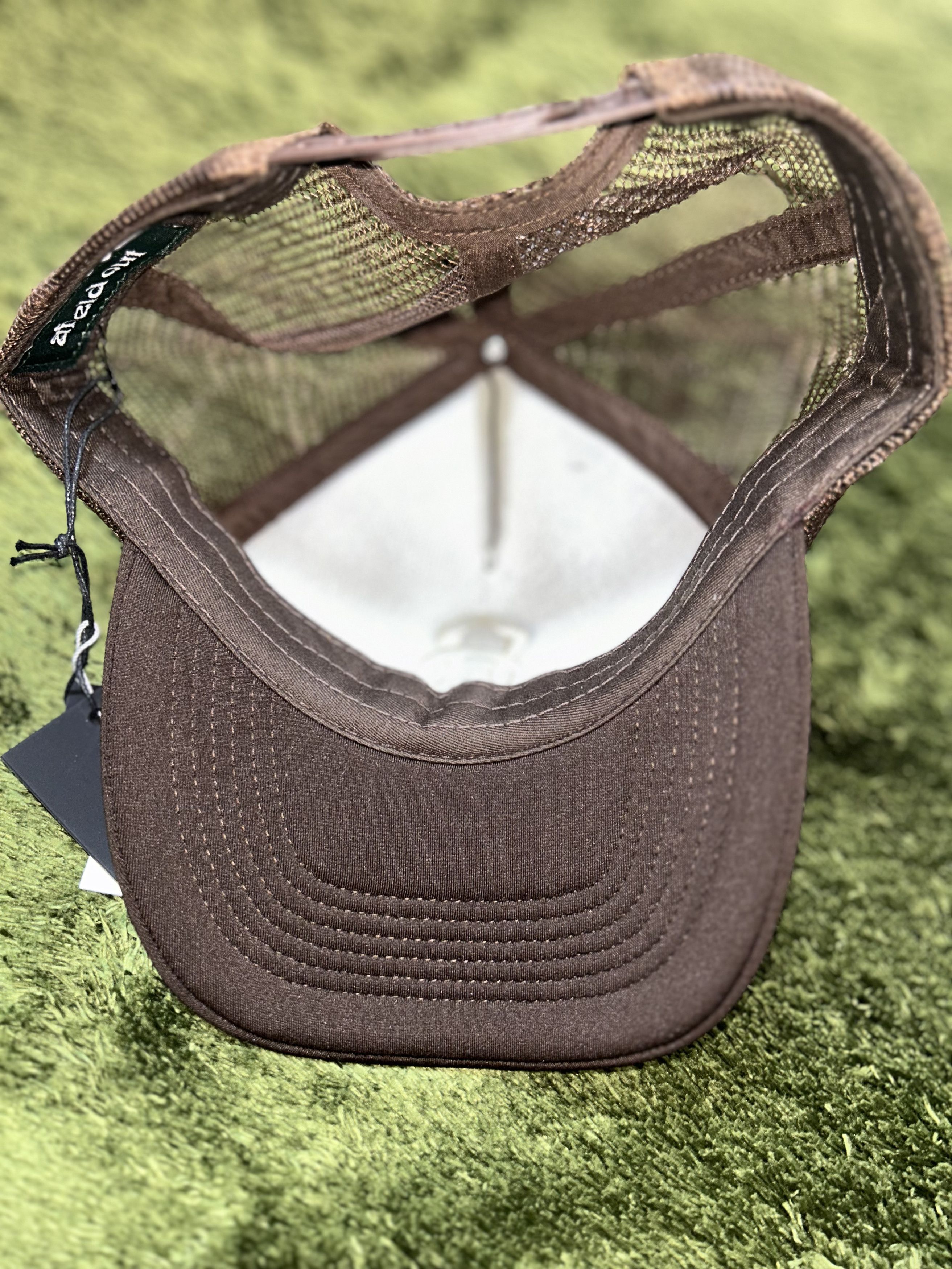 Afield Out afield out trucker cap brown logo embroidery Size ONE SIZE - 4 Thumbnail